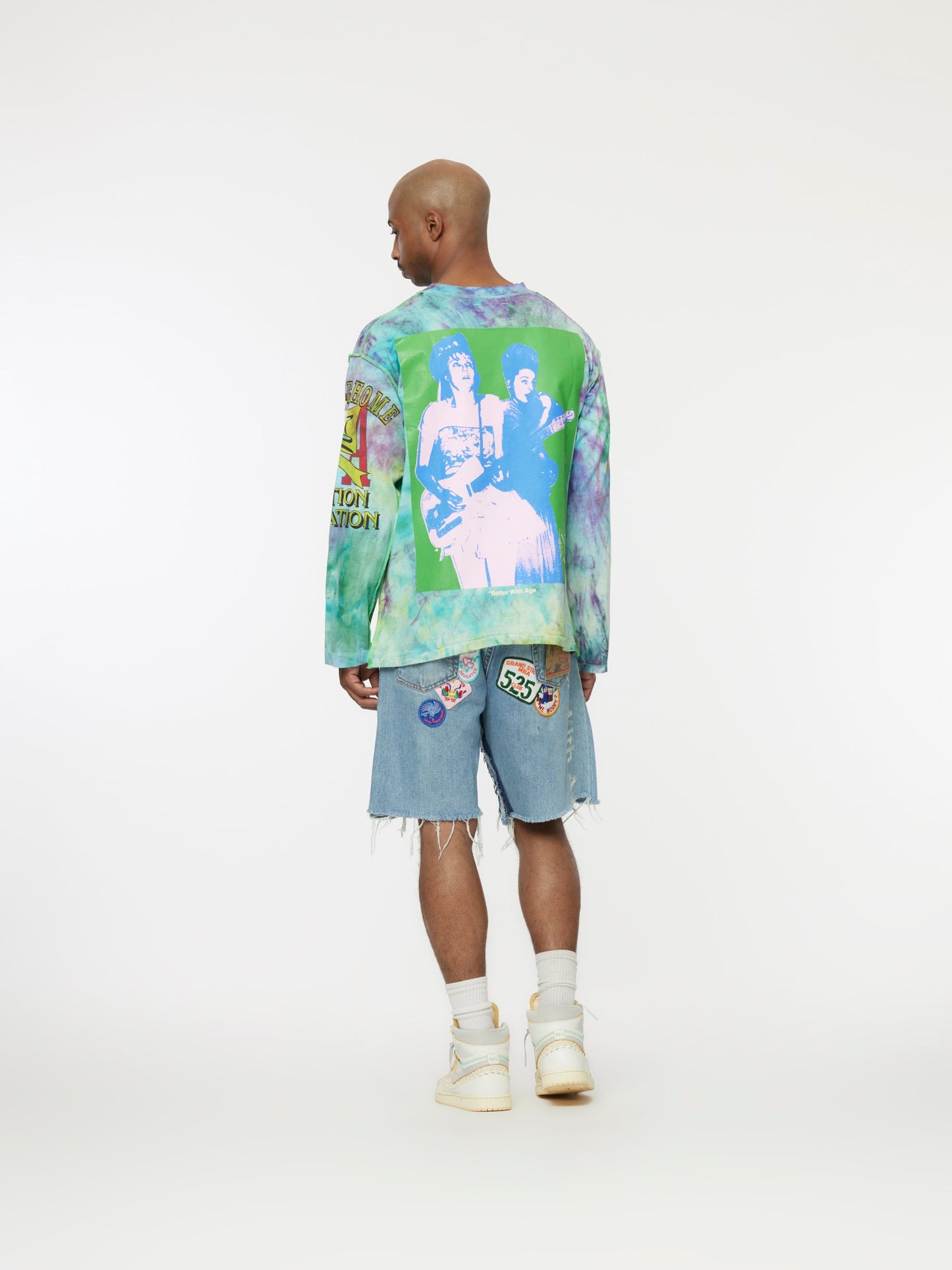 Encore Tie Dye Reversible L/S Tee