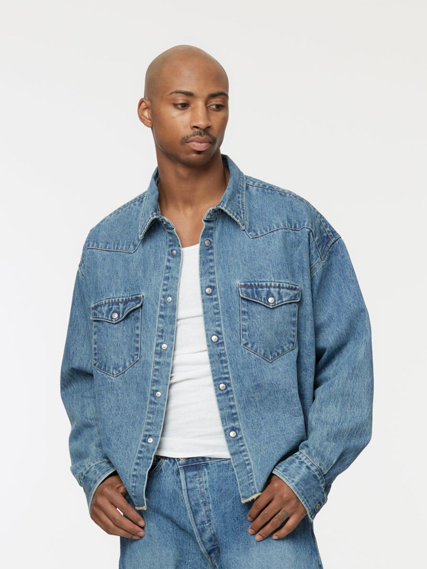 Denim Shirt Jacket SS24