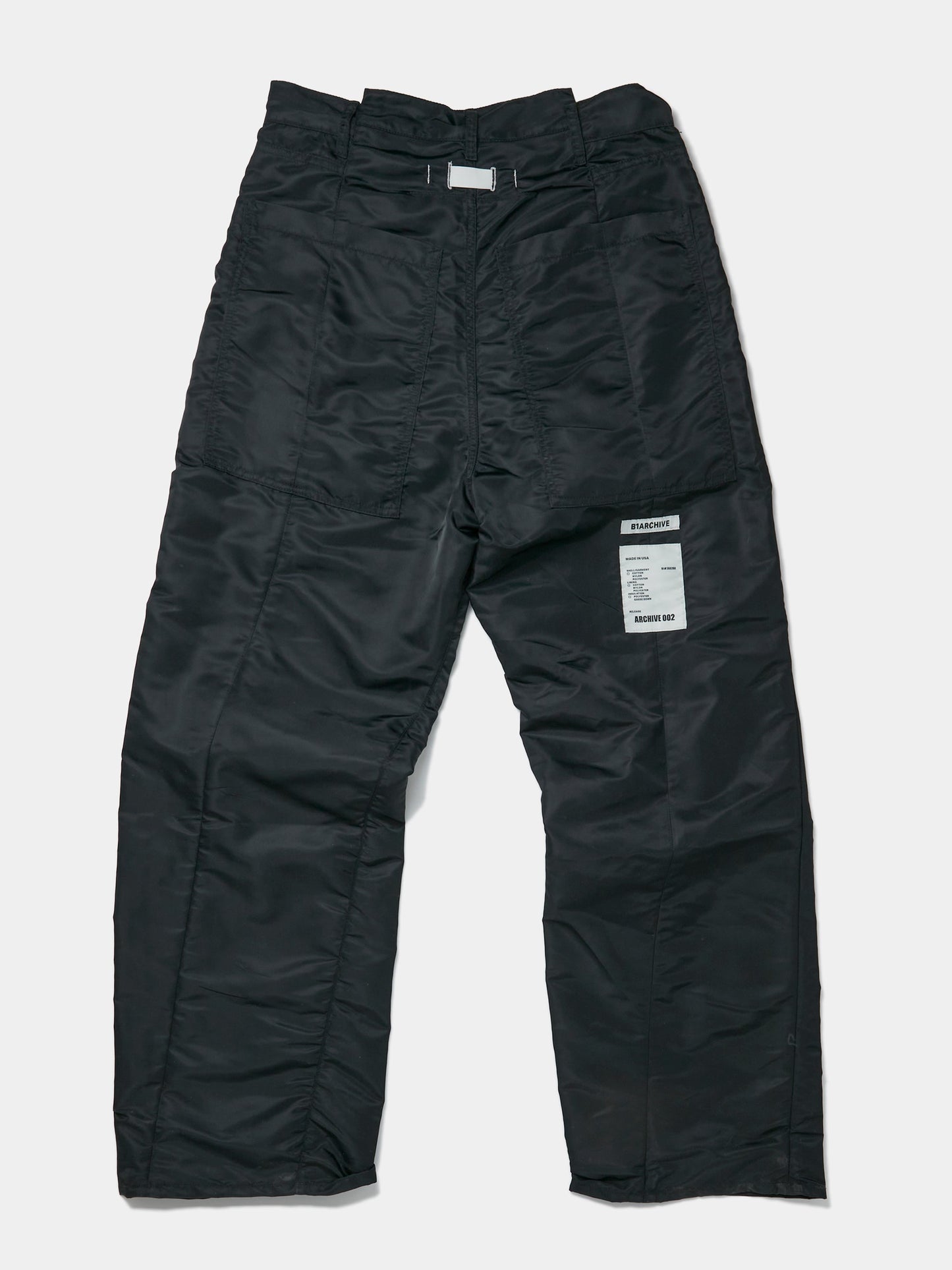 Wide Leg 5 Pocket Trouser (Black)