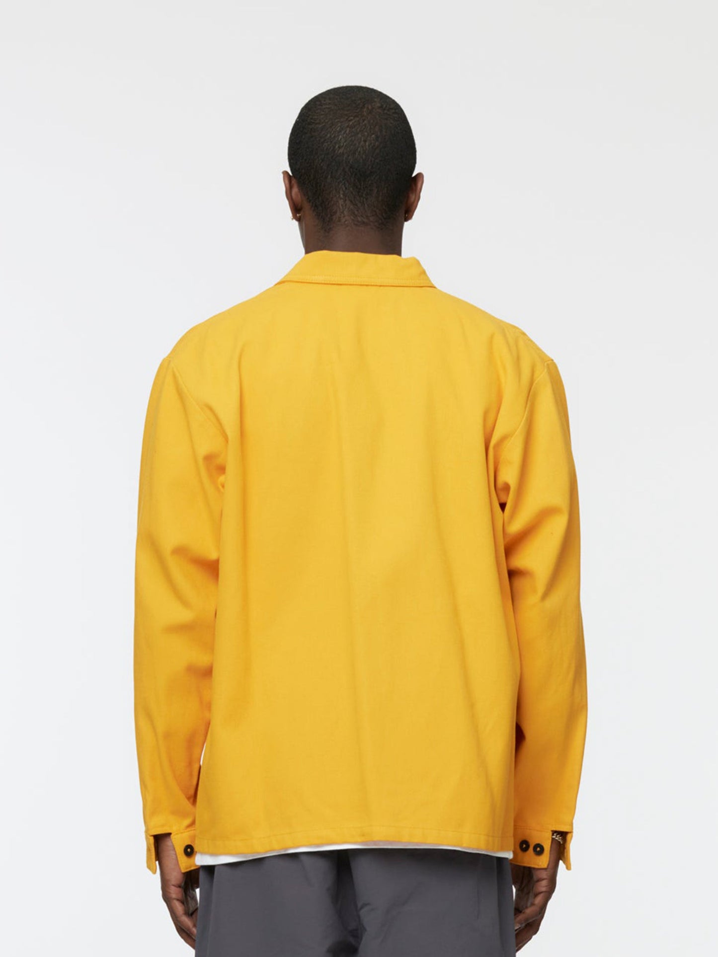 Garbardine Workwear Shirt (Light Orange)