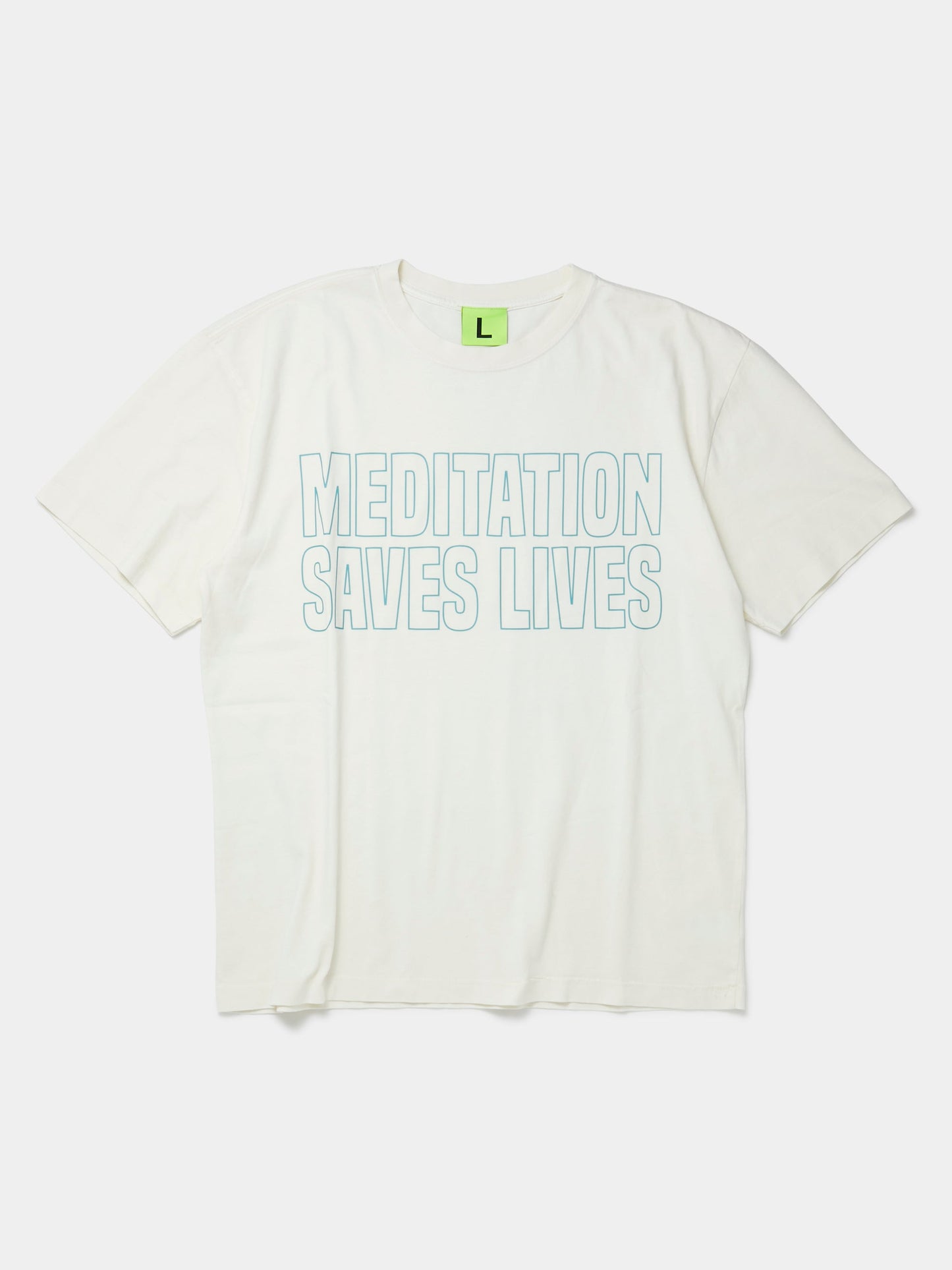 Meditation Saves Lives Tee (Bone)