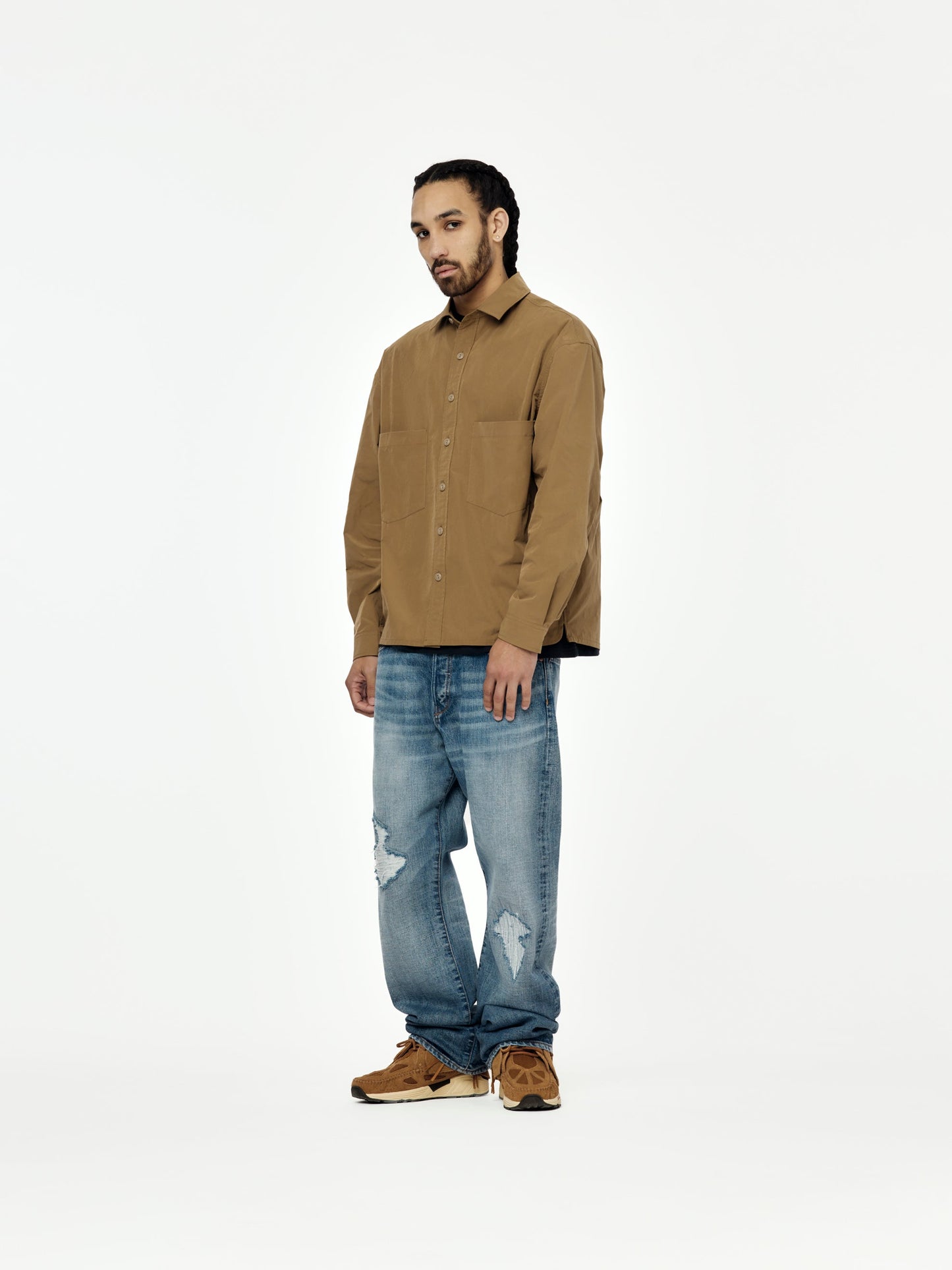 Strode L/S Shirt (Beige)