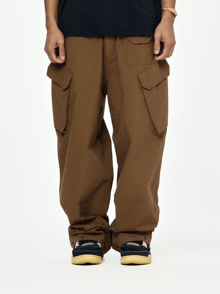▪️everyone brown slacks XL A.L.C. Lucas Button-Front-Panel Pants | Saks Fifth Avenue