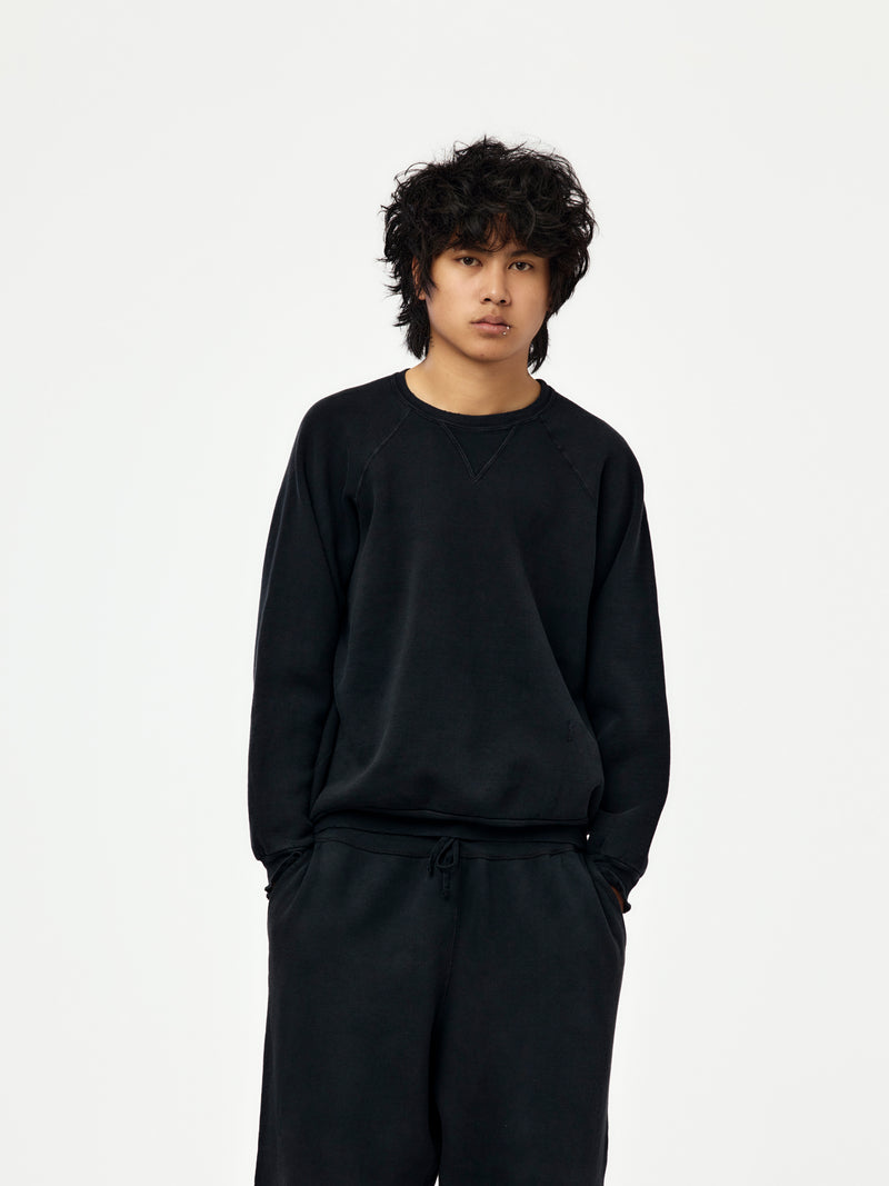 Vintage Double V Sweatshirt (BLACK) (SIS)