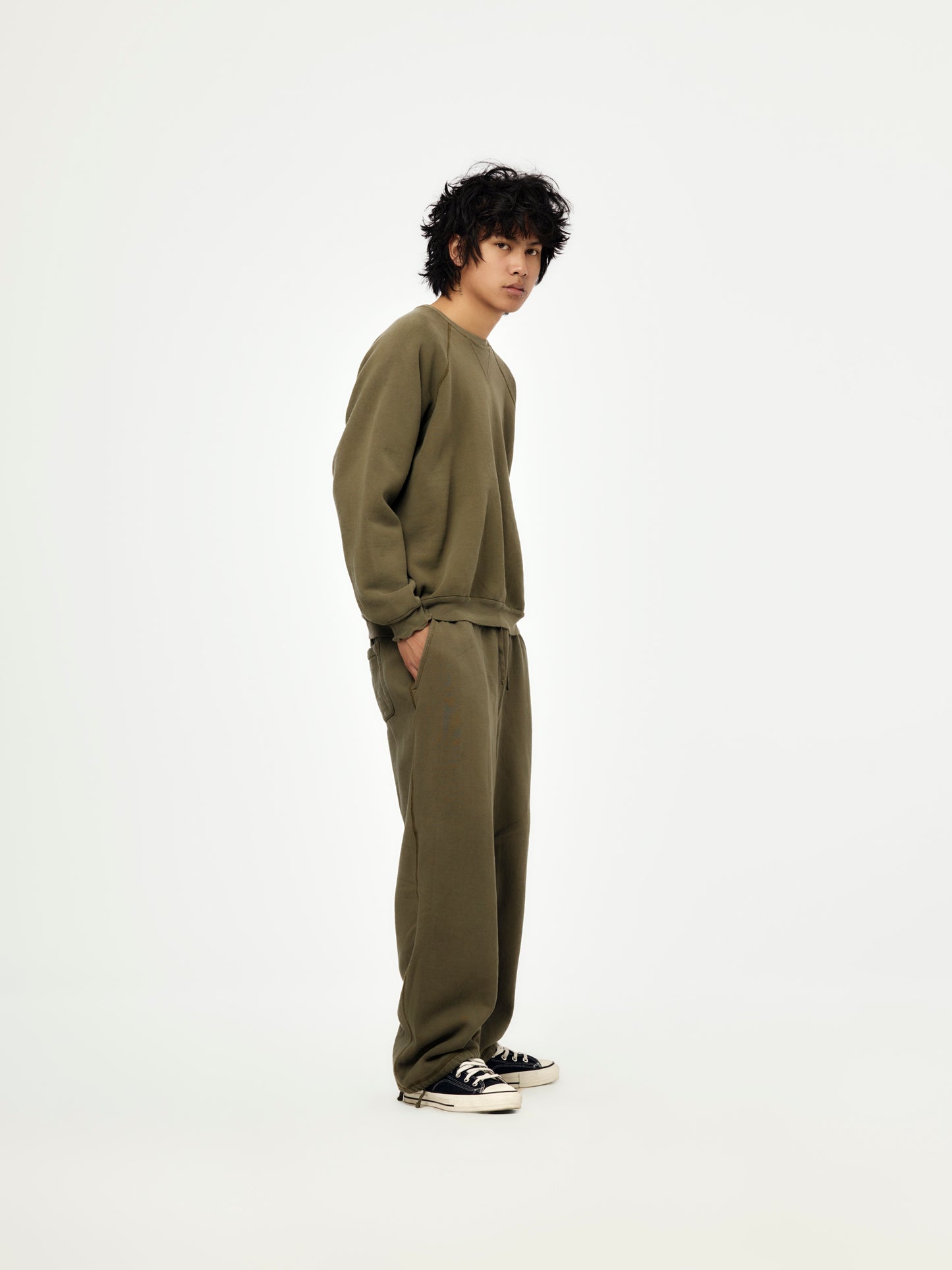 Vintage Sweat Pants (OLIVE) (SIS)