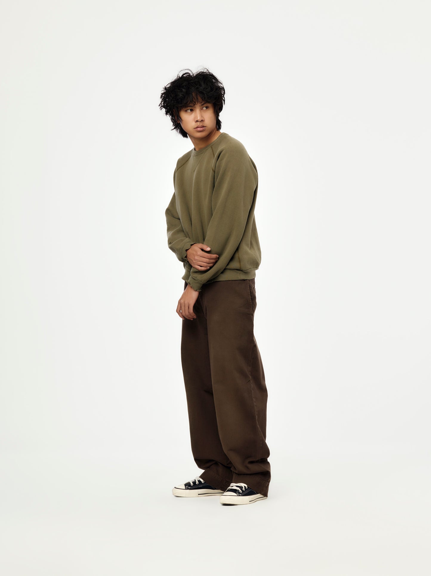 Vintage Twill Work Pants (BROWN) (SIS)