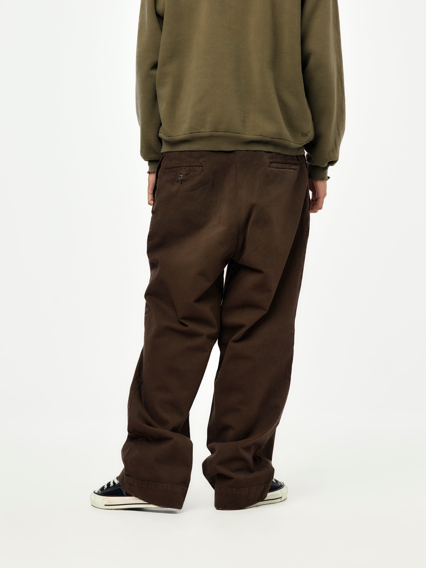 Vintage Twill Work Pants (BROWN) (SIS)