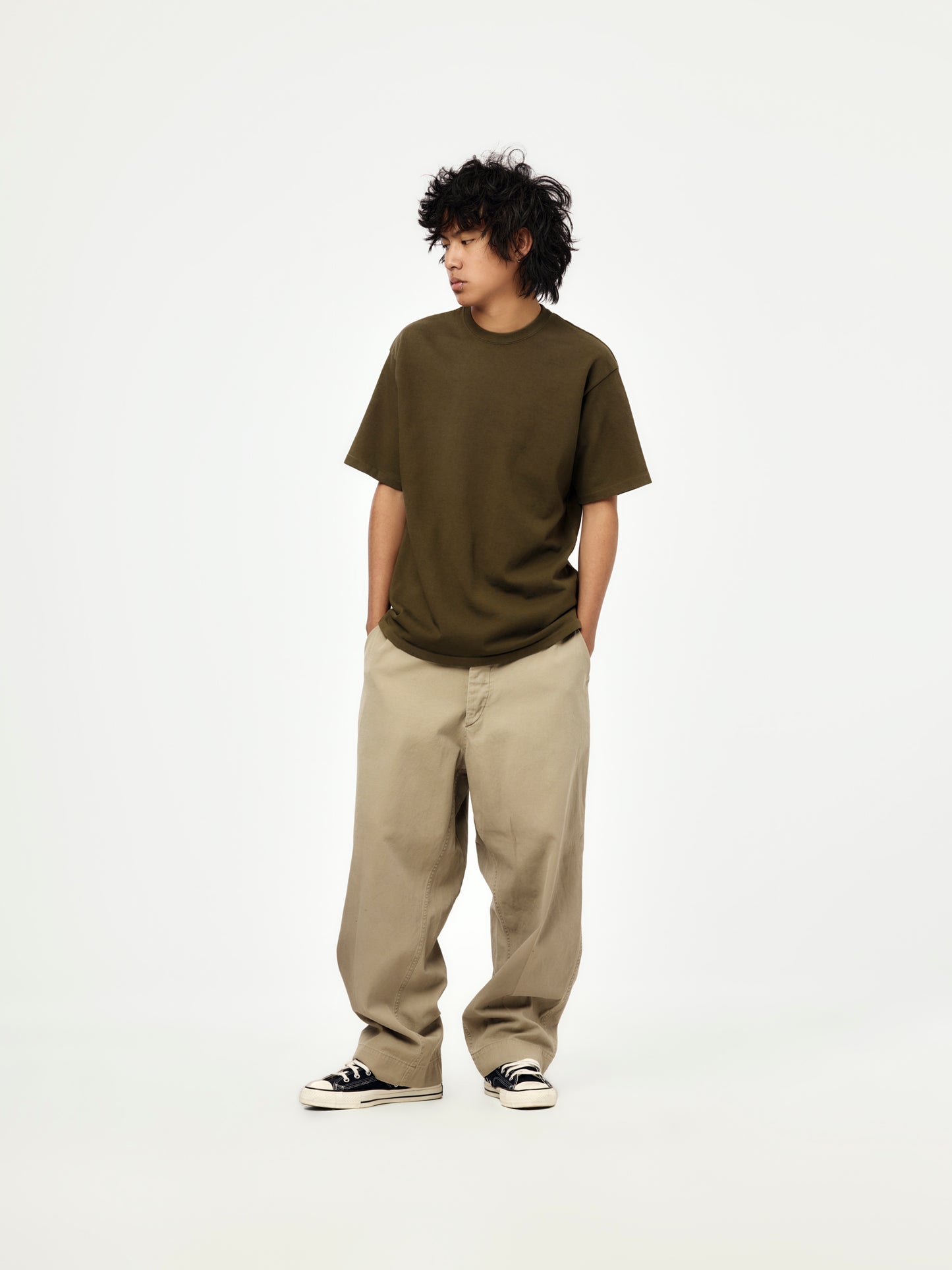 Vintage S/S T-shirt (OLIVE) (SIS)