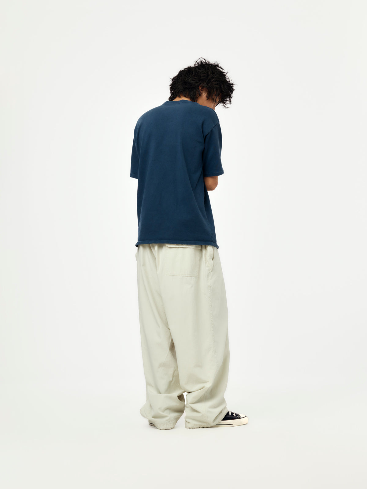 A.PRESSE Cotton Silk Back Gabardine M-51 Over Pants (ECRU) (SIS 