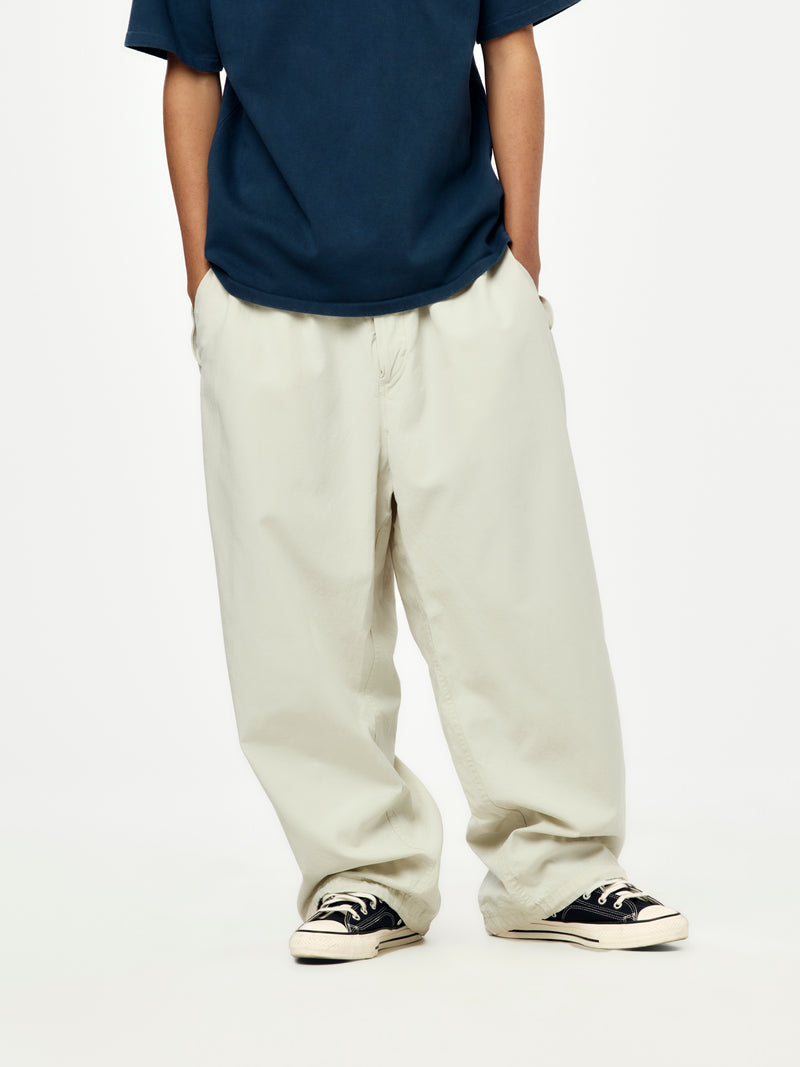 Cotton Silk Back Gabardine M-51 Over Pants (ECRU) (SIS)