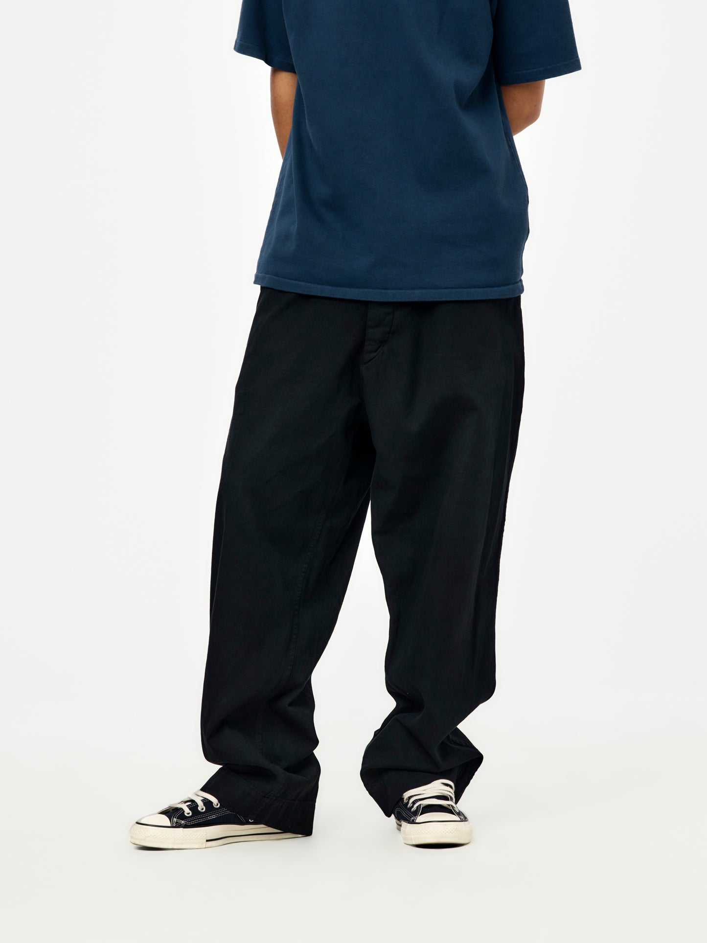 Vintage Chino Trousers (BLACK) (SIS)