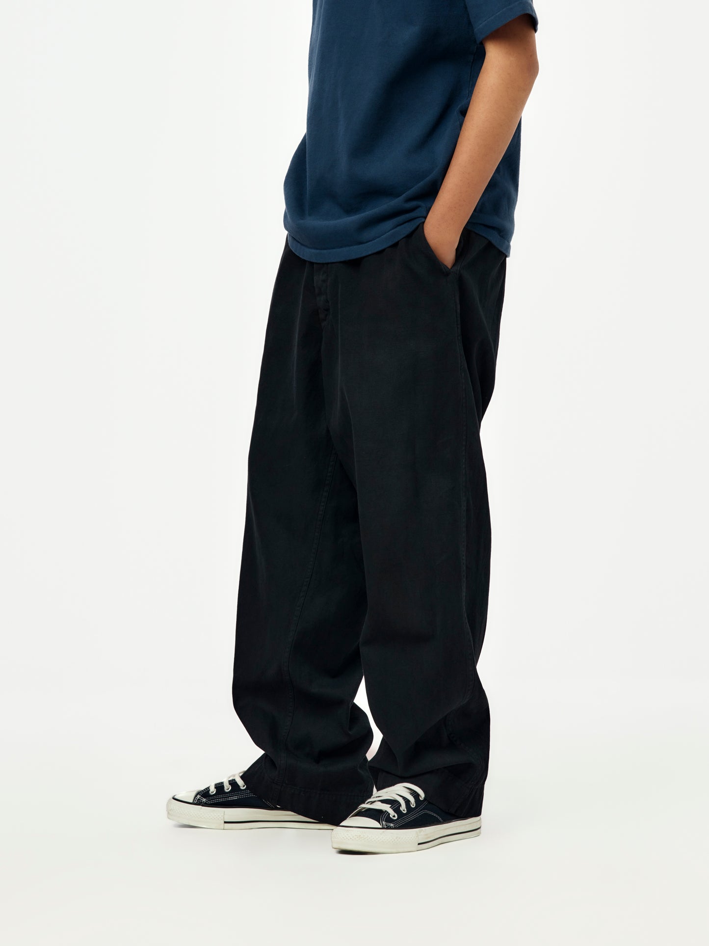 Vintage Chino Trousers (BLACK) (SIS)