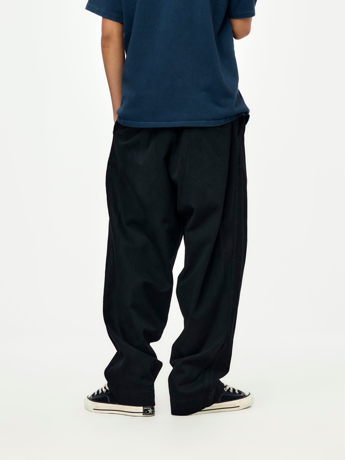 Vintage Chino Trousers (BLACK) (SIS)
