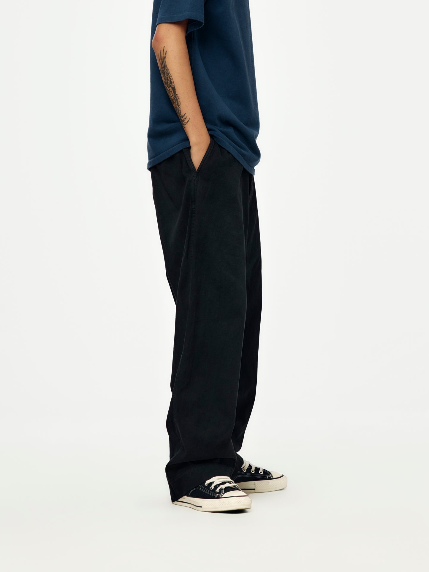Vintage Chino Trousers (BLACK) (SIS)