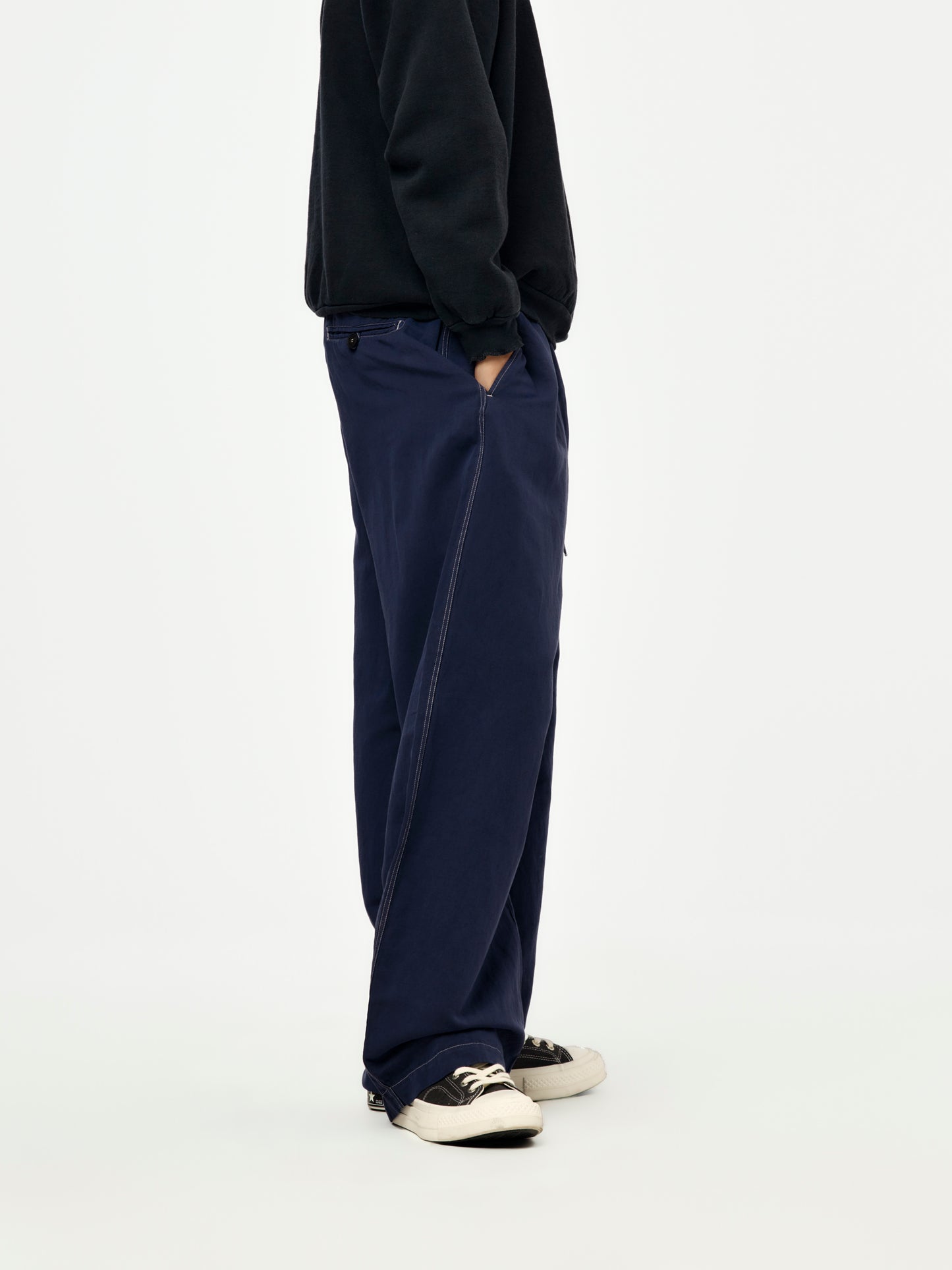 Sonny Drawstring Pant (Indigo)