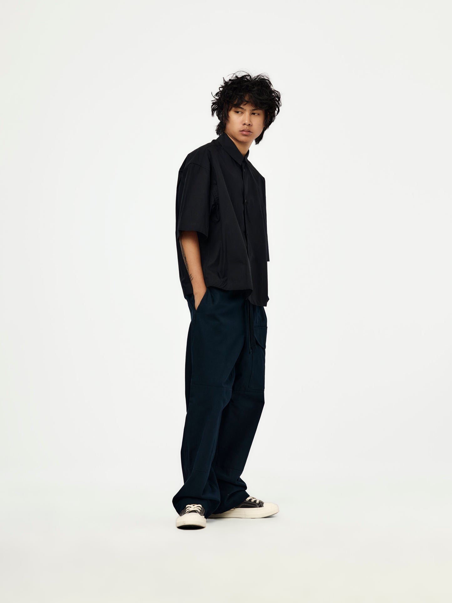 Sanko Short Sleeve Shirt (Darkest Navy)