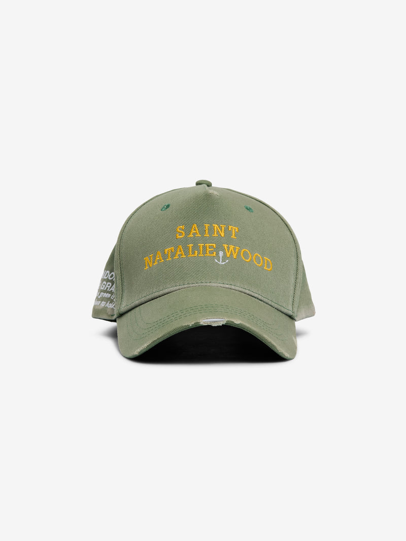 Saint Natalie Wood Paint Hat (Green)