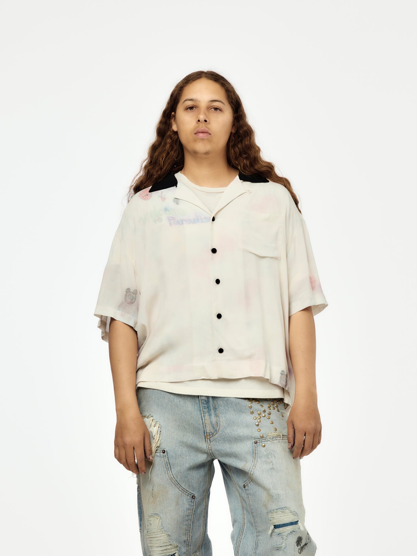 Crayon Silk Shirt