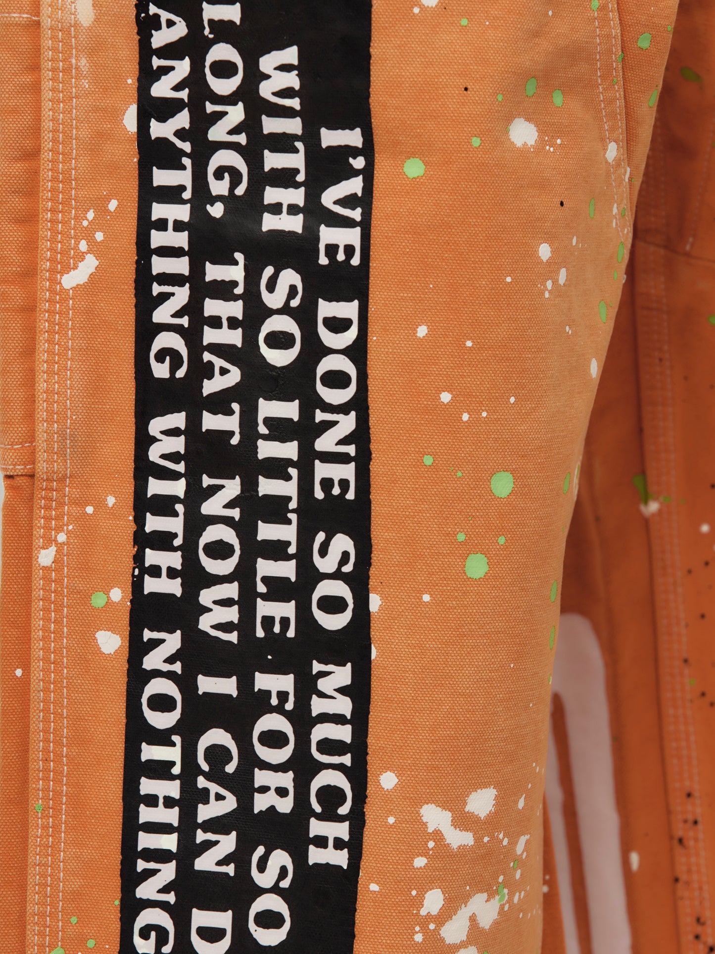 Nothing Personal Double Knee Jeans (Orange)