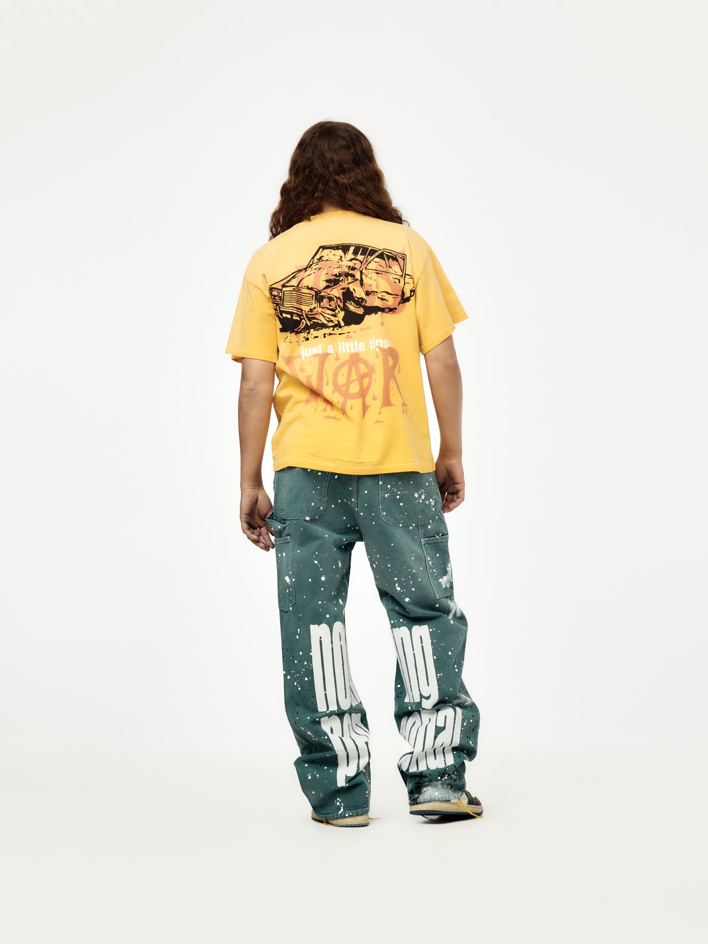 Nothing Personal Double Knee Jeans (Green)