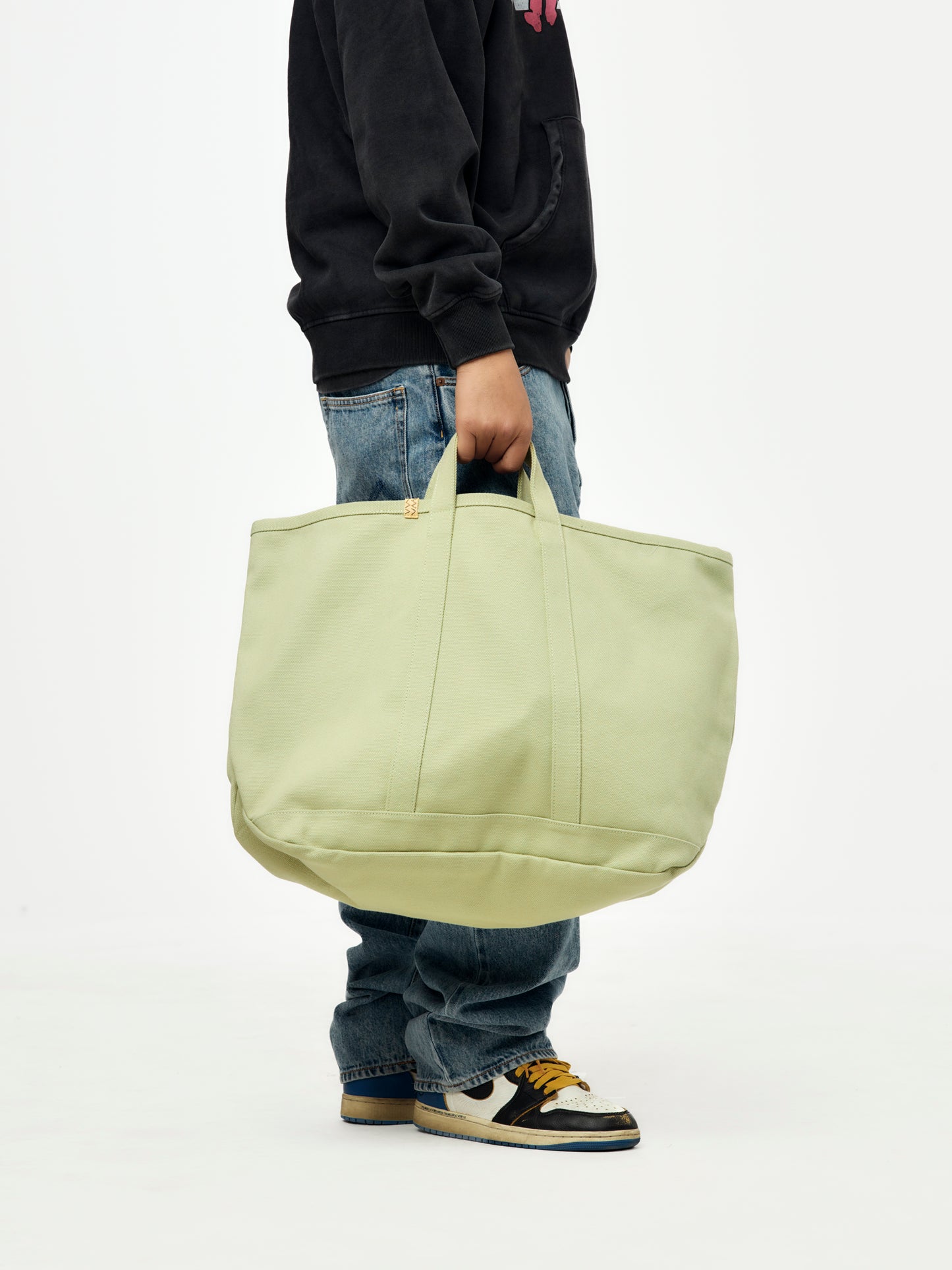 CANVAS RIME TOTE (LT.GREEN)
