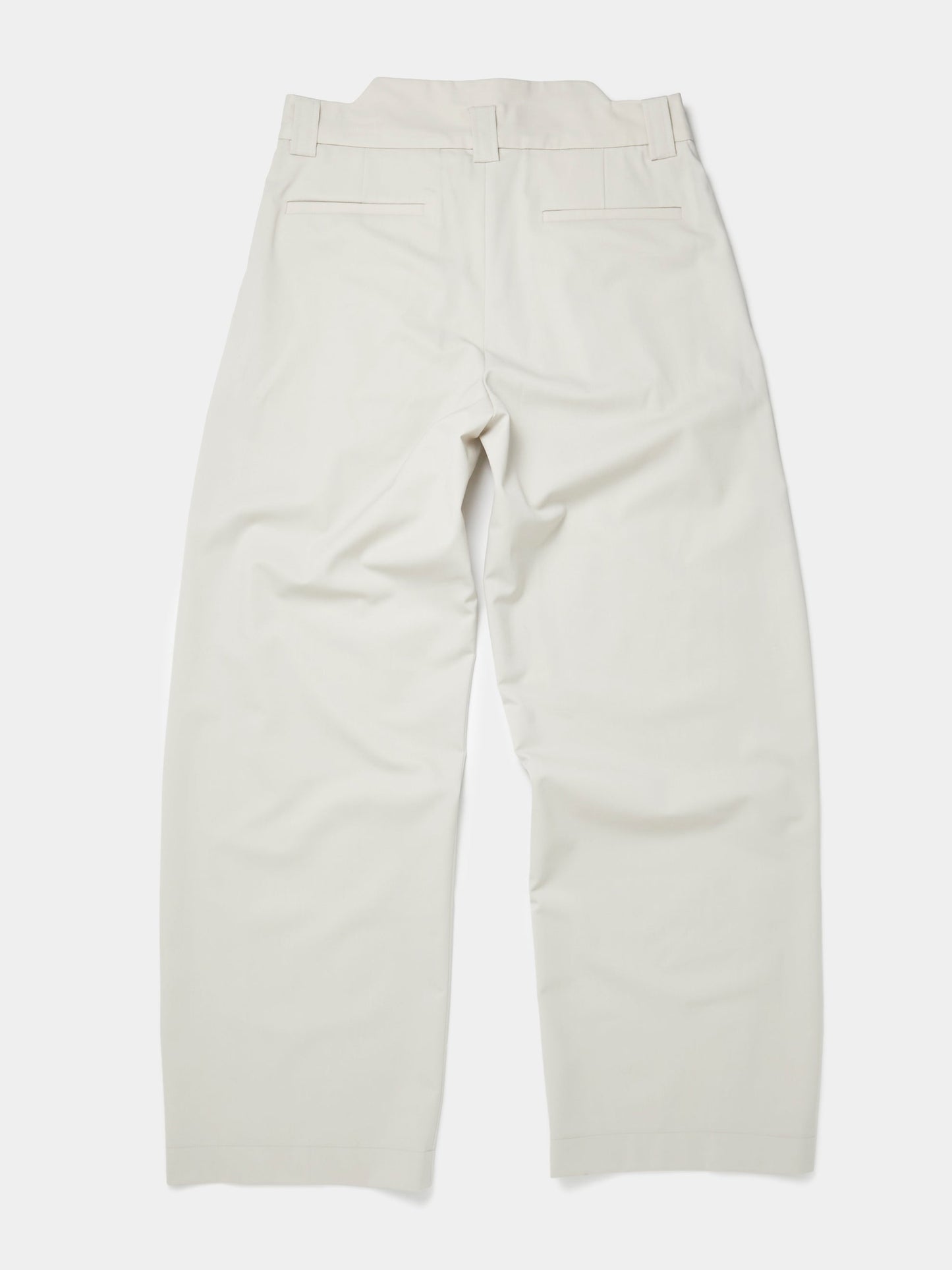 Pleated Shift Trousers (Ecru)