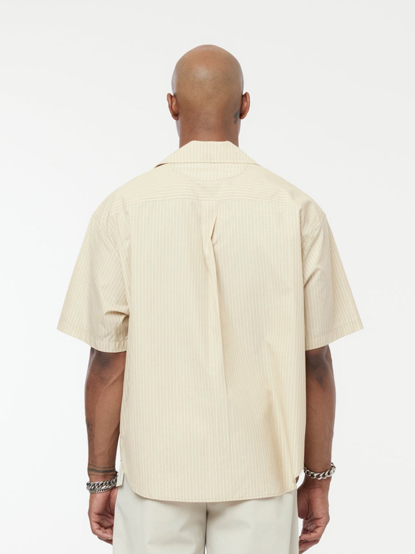 Uniform S/S Stripe Shirt (Butter)