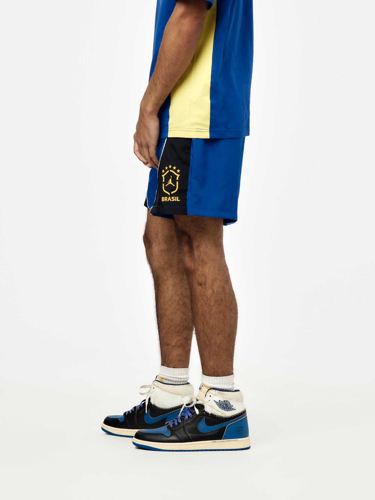 Jordan Brooklyn Brazil Shorts (OLD ROYAL/BLACK/YELLOW PULSE)