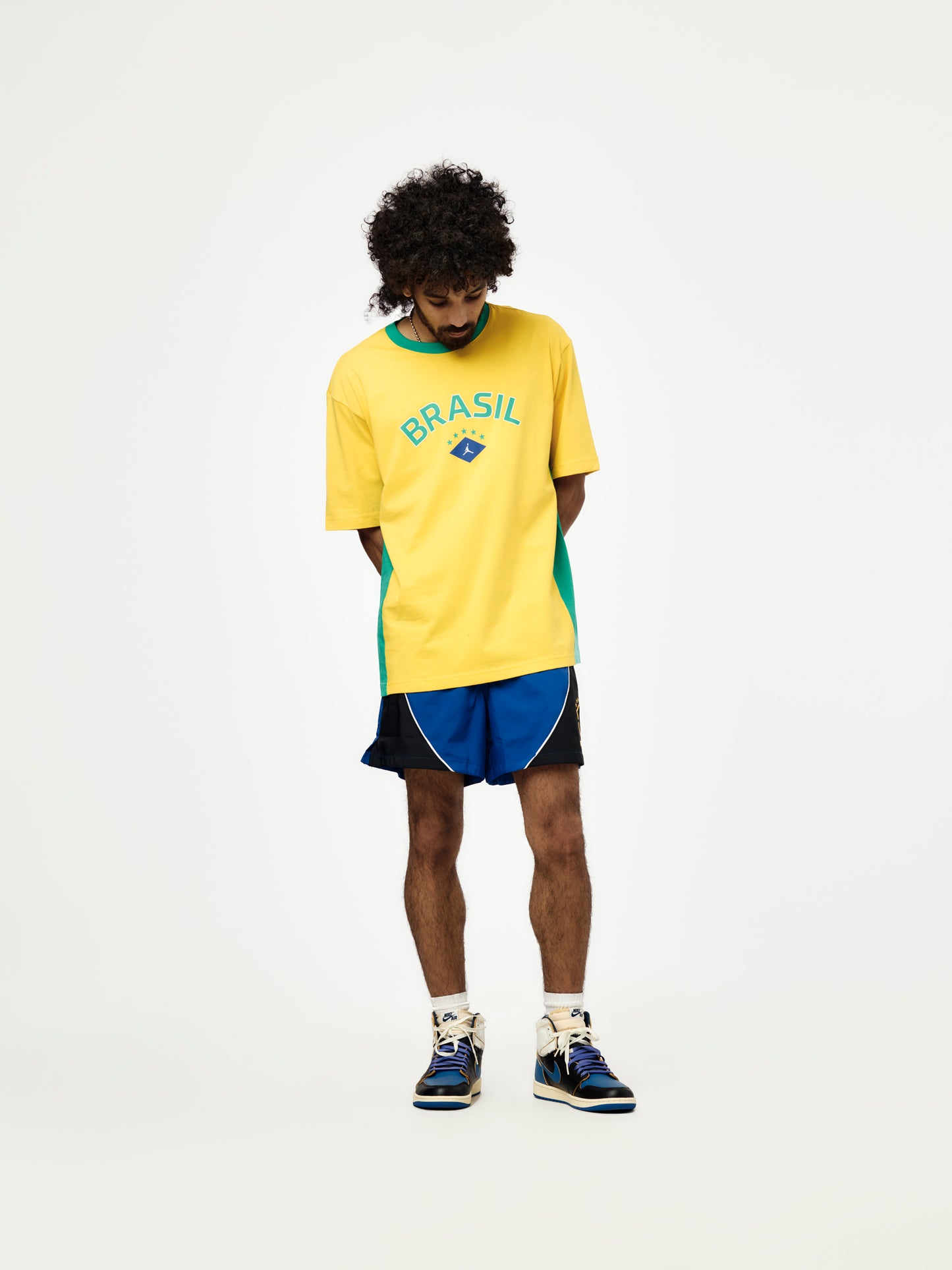 Jordan 85 Brazil T-Shirt (VARSITY MAIZE/LUCKY GREEN)