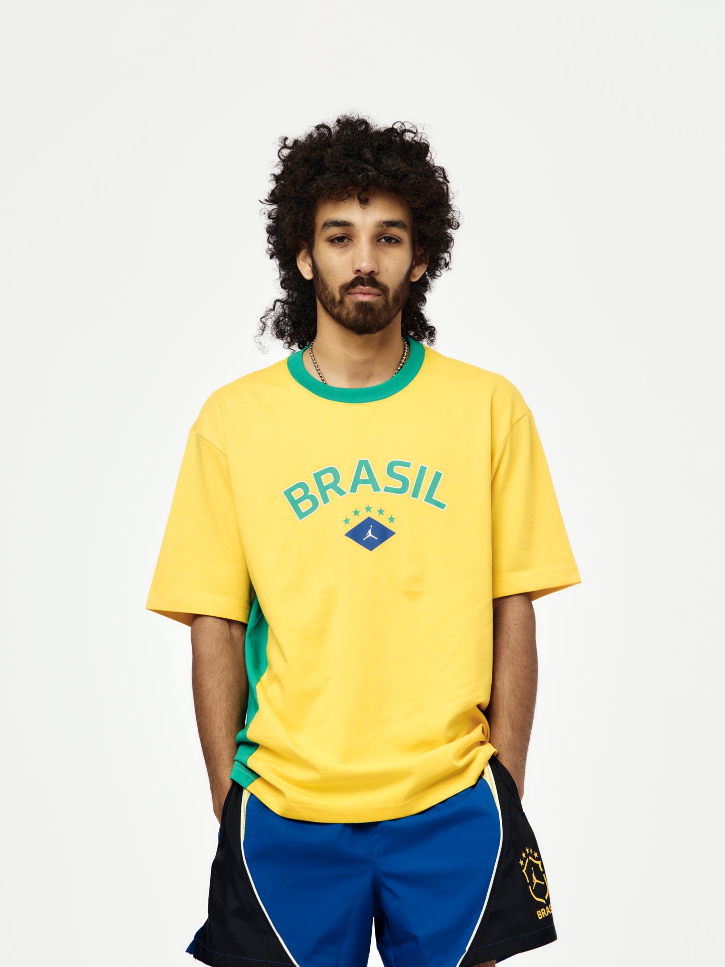 Jordan 85 Brazil T-Shirt (VARSITY MAIZE/LUCKY GREEN)