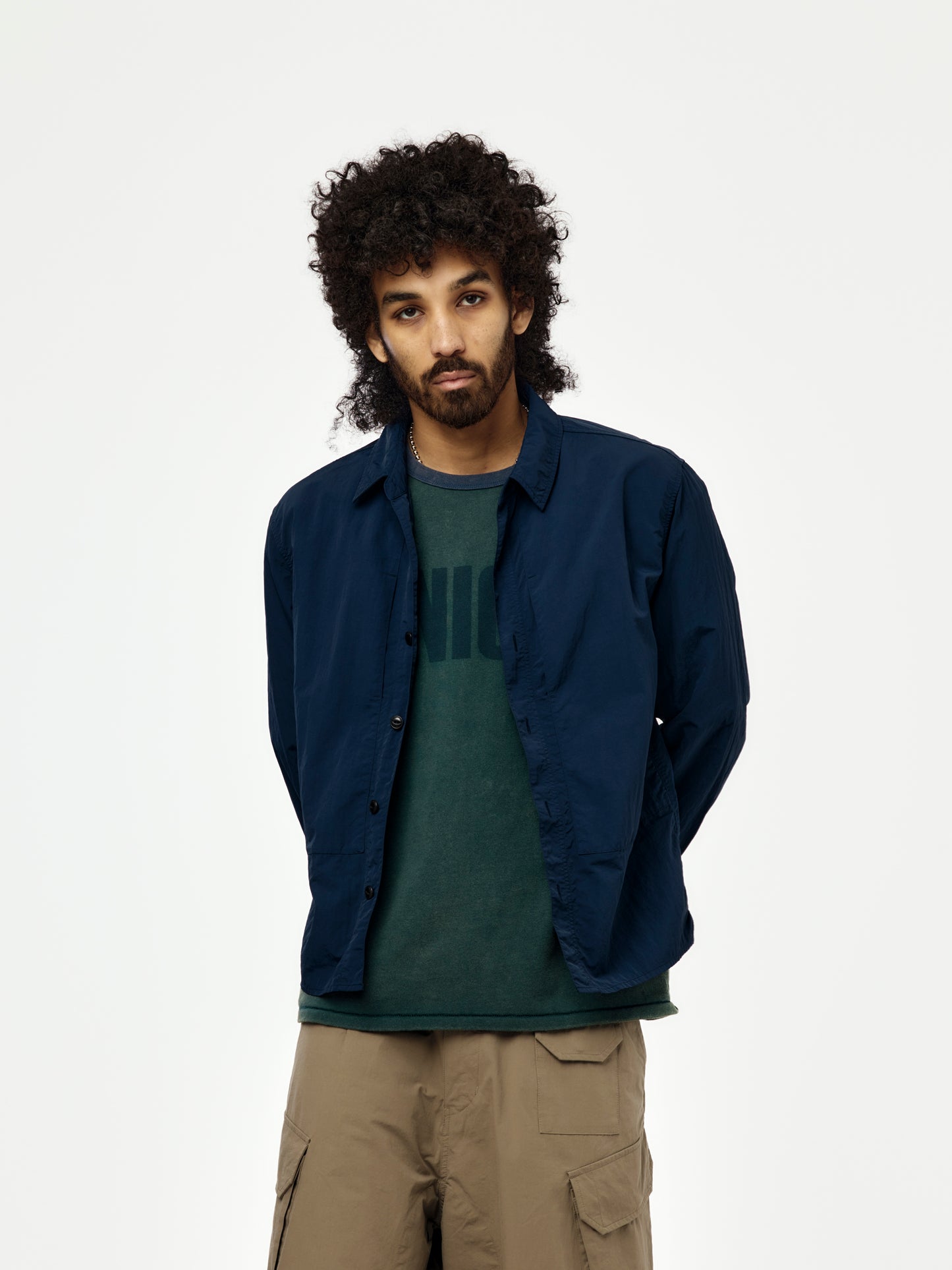 DEGNAN LS SHIRT (NAVY)