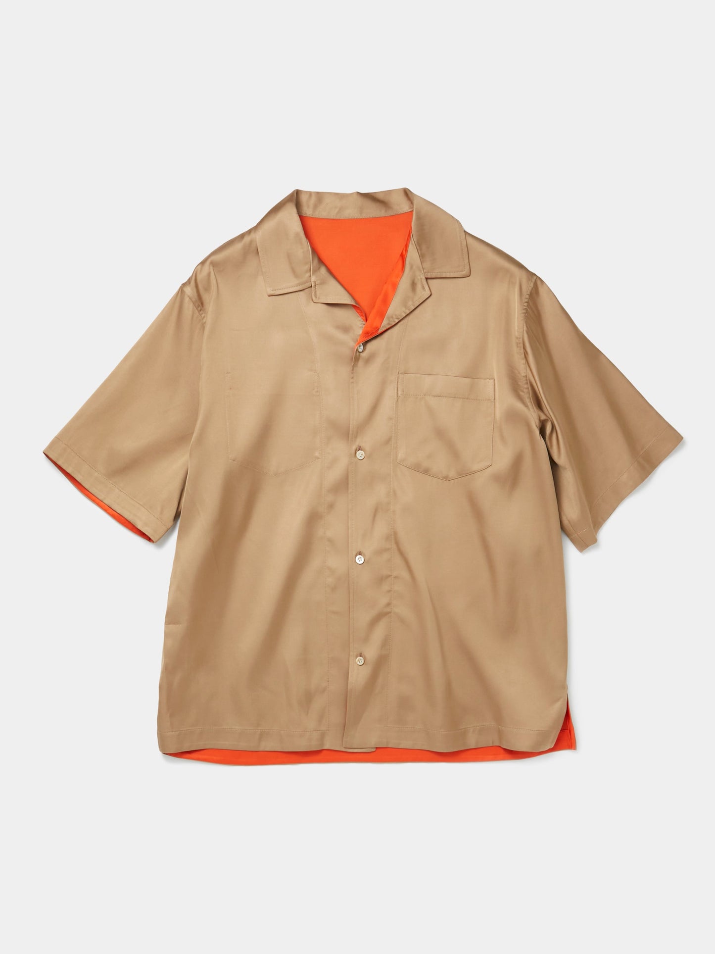 Reversible Camo Shirt (Khaki/Orange)