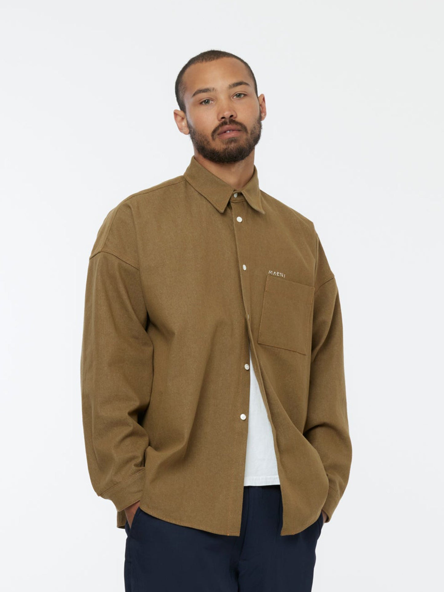 Lightweight Colored Denim Shirt (Creta)