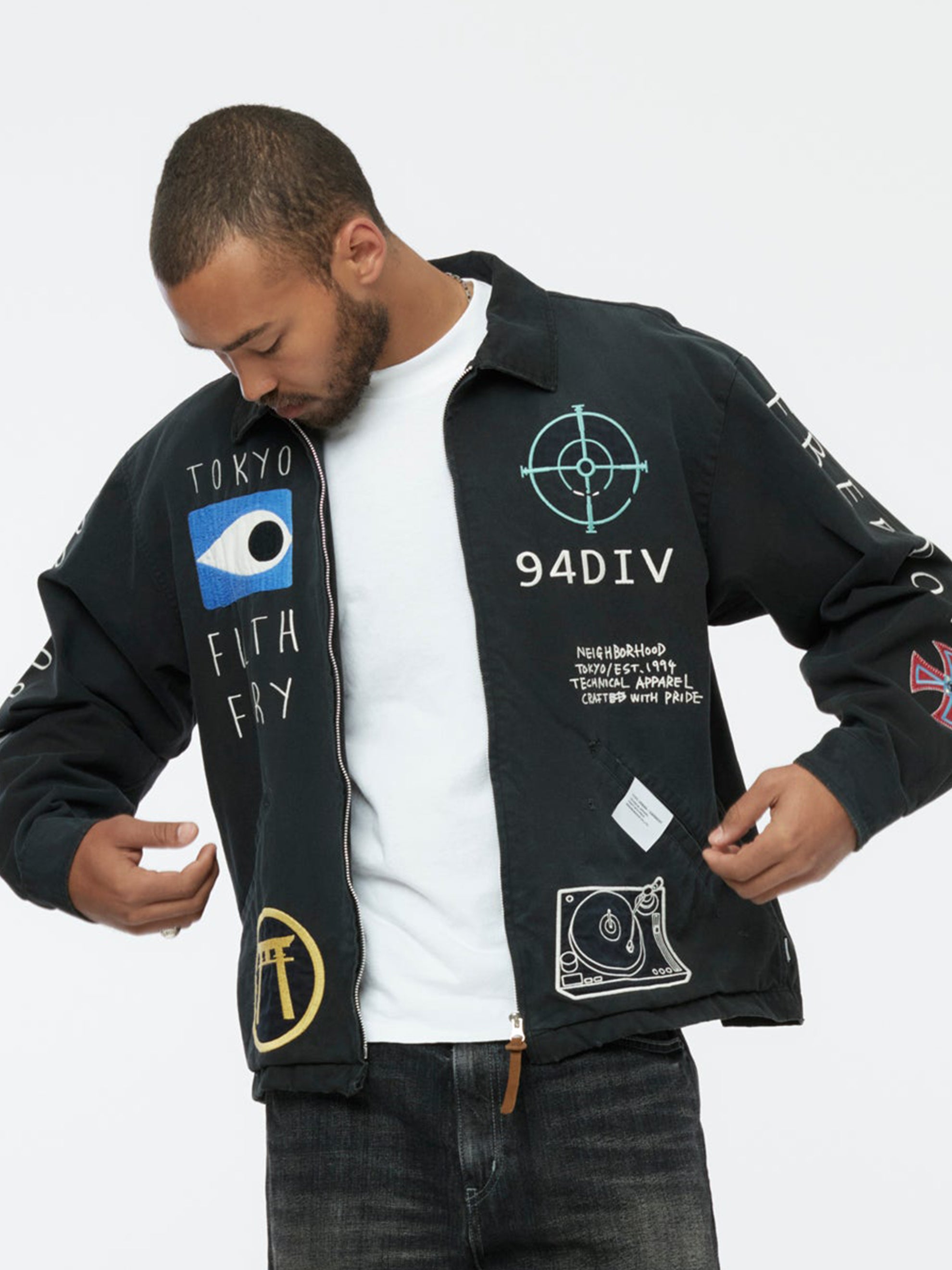 Neighborhood Savage Souvenir Jacket (Black) - UNION LOS ANGELES