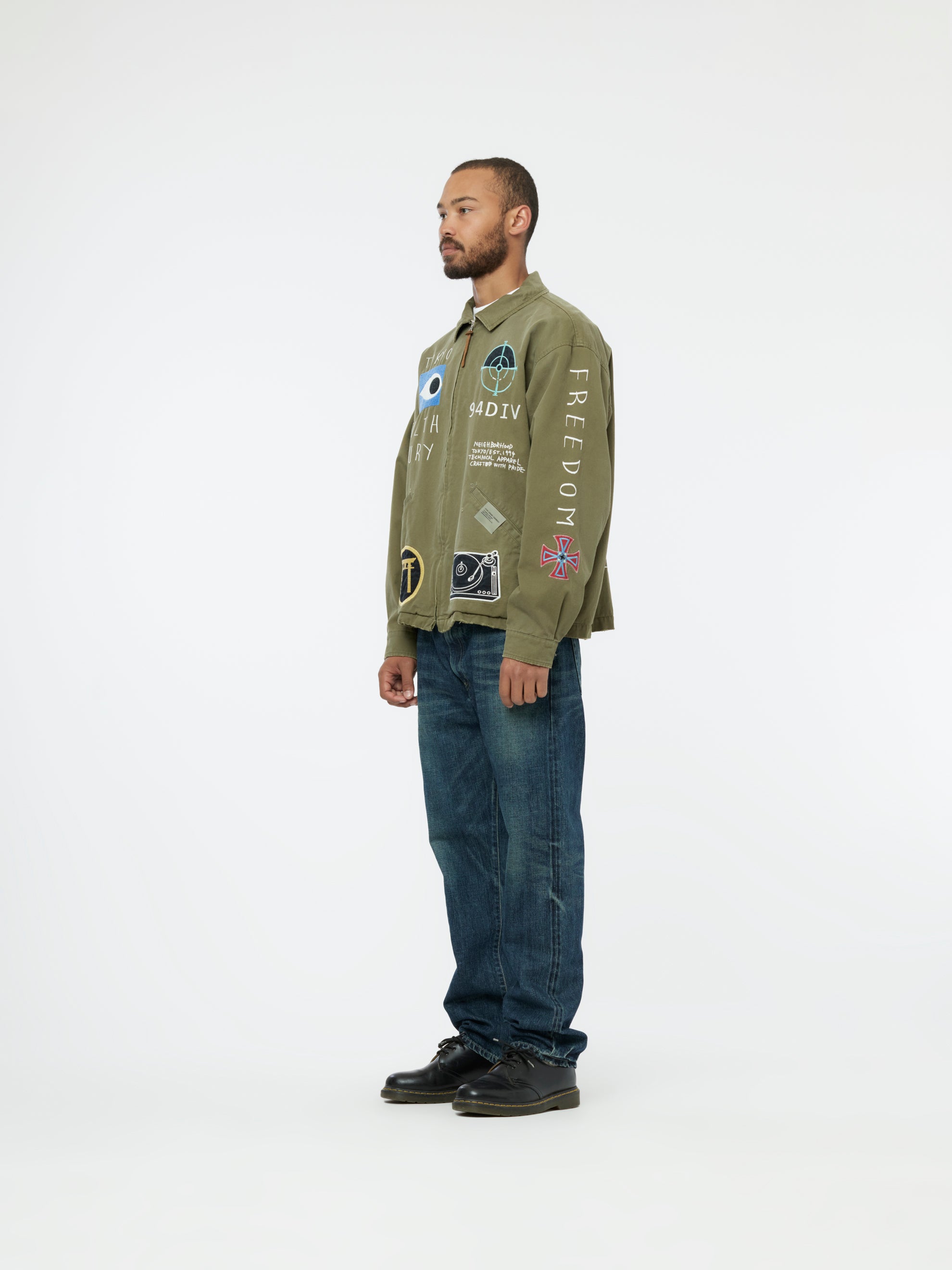 Buy Neighborhood Savage Souvenir Jacket (Olive Drab) Online at 