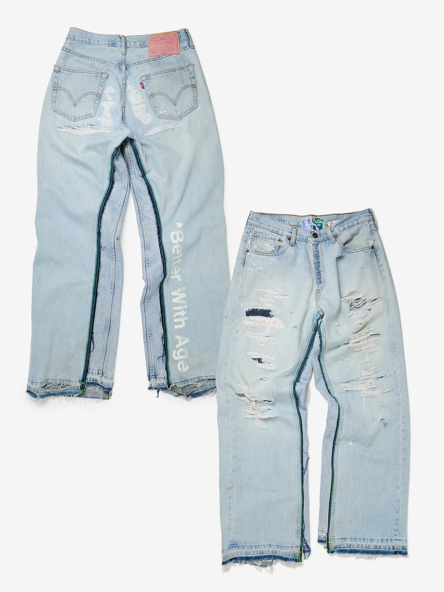 Smoked Double-Wide Denim (Indigo/Assorted)