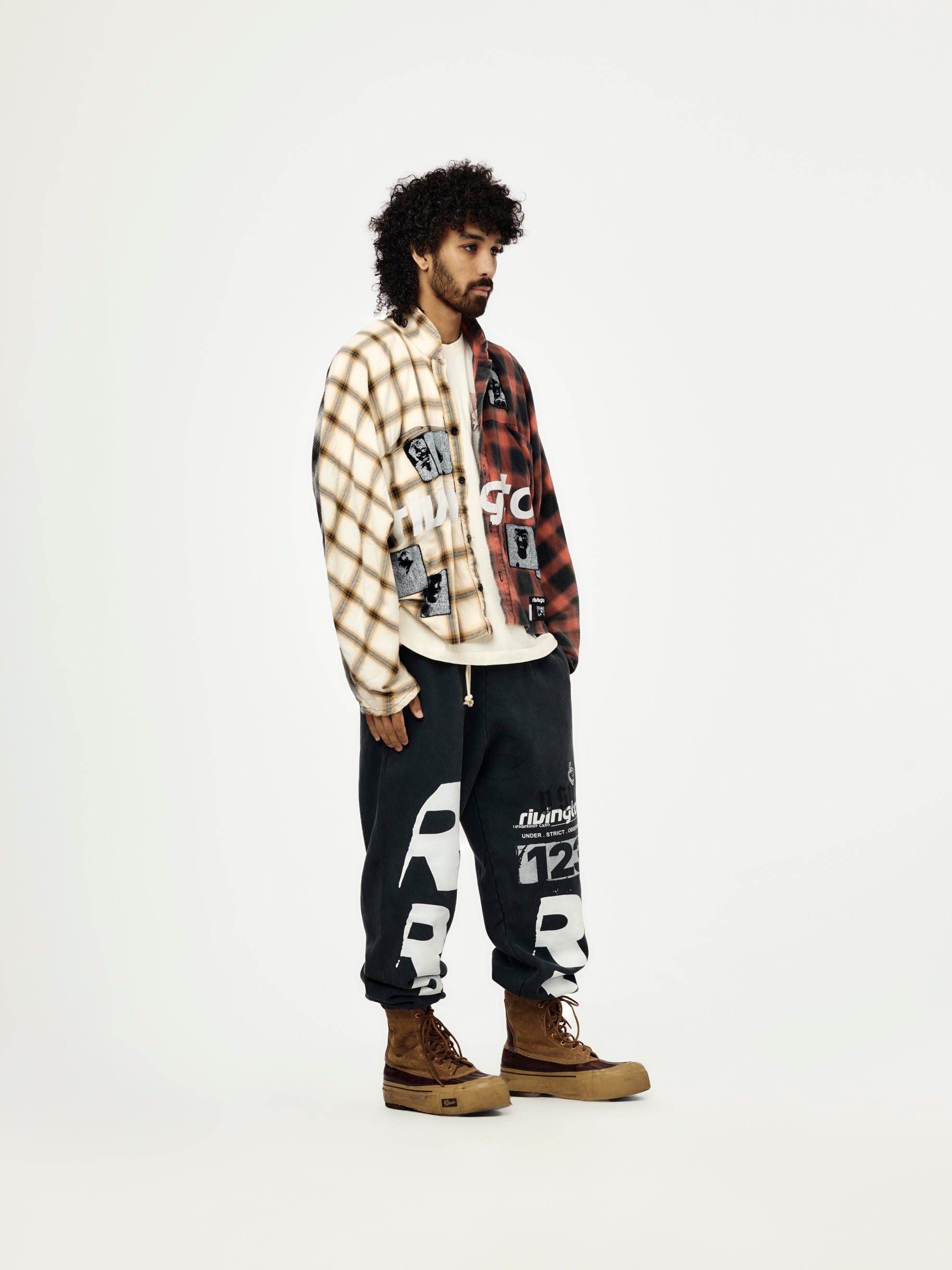 定価12万❗️RRR123 NAZARENE SHIRT チェックシャツ RRR123 NAZARENE SHIRT (Red/White) - UNION LOS ANGELES