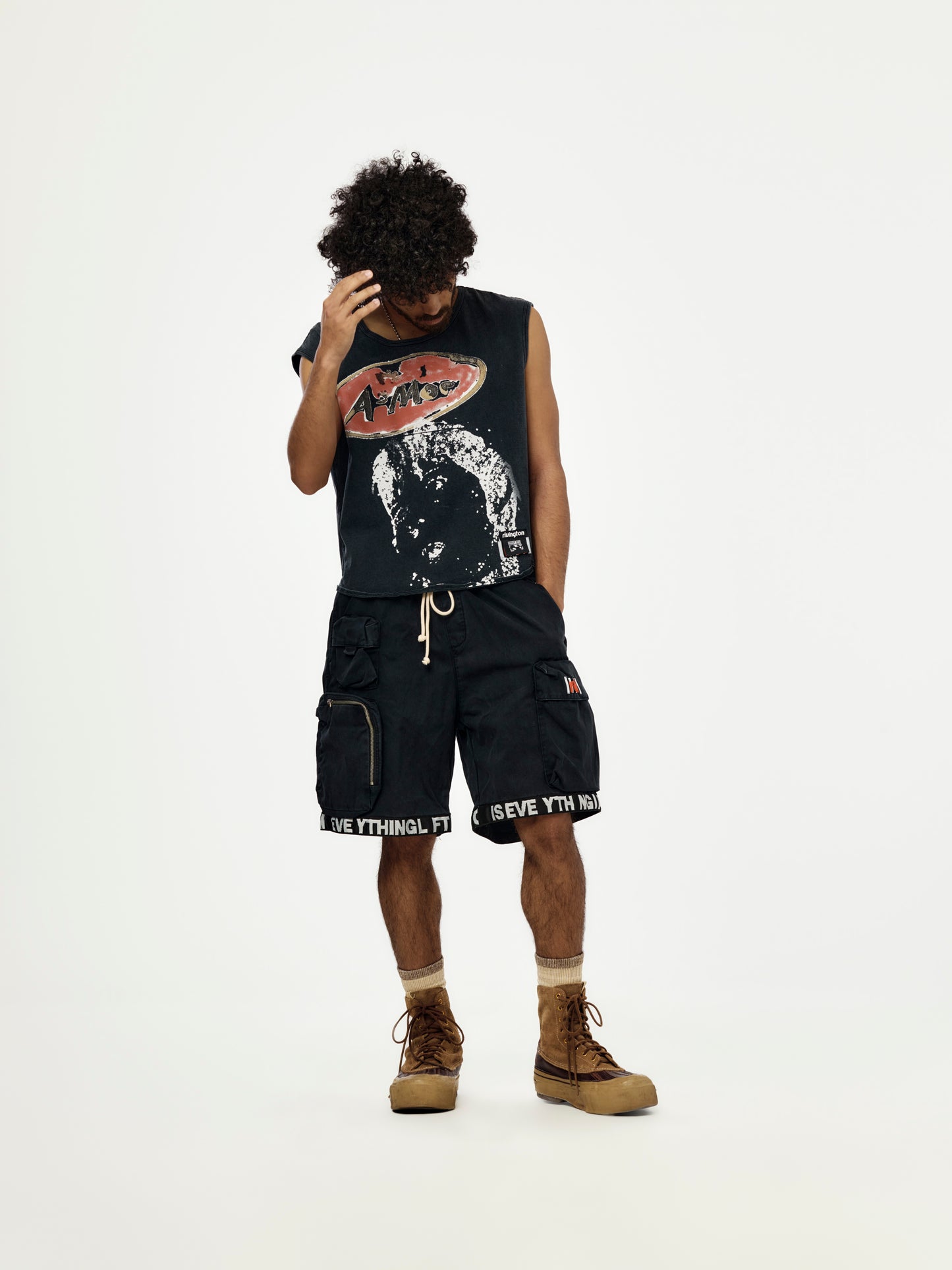 AMOR MUSCLE TEE (Mechanic Black)