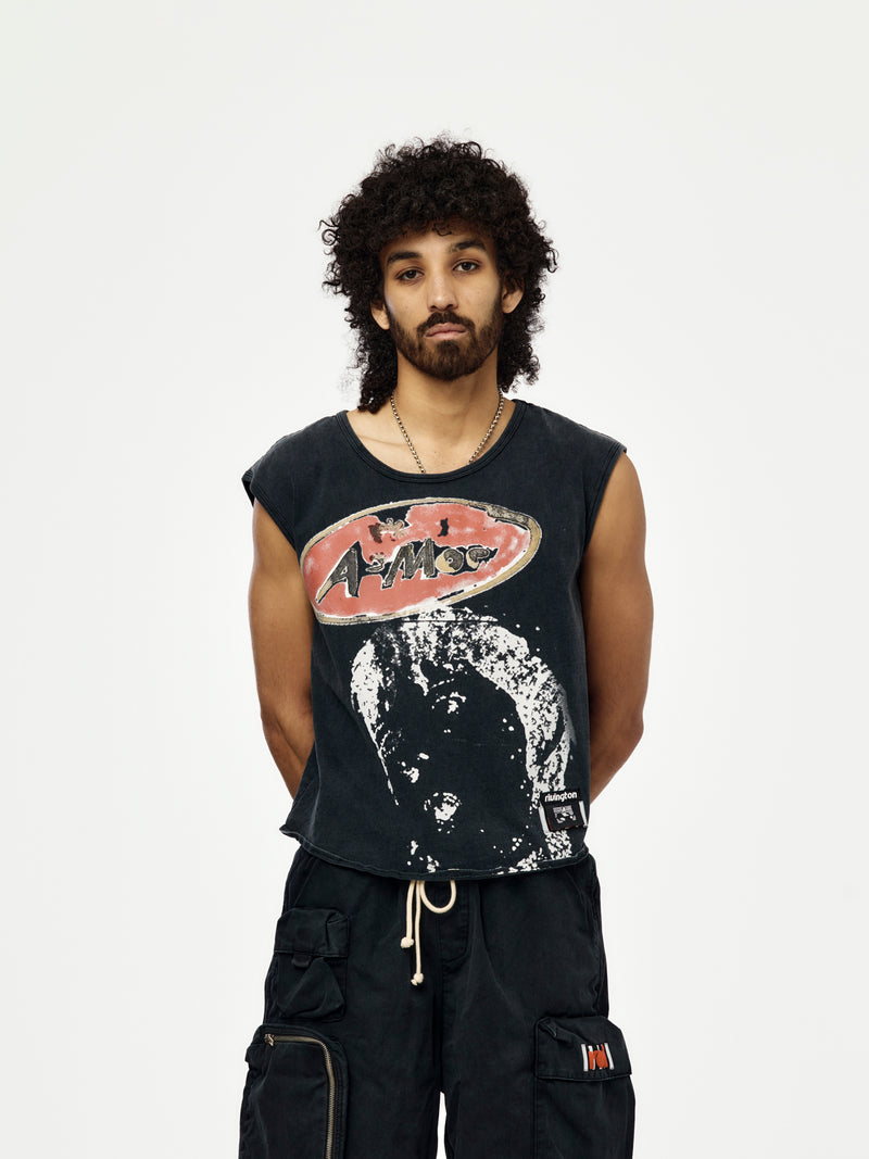 AMOR MUSCLE TEE (Mechanic Black)