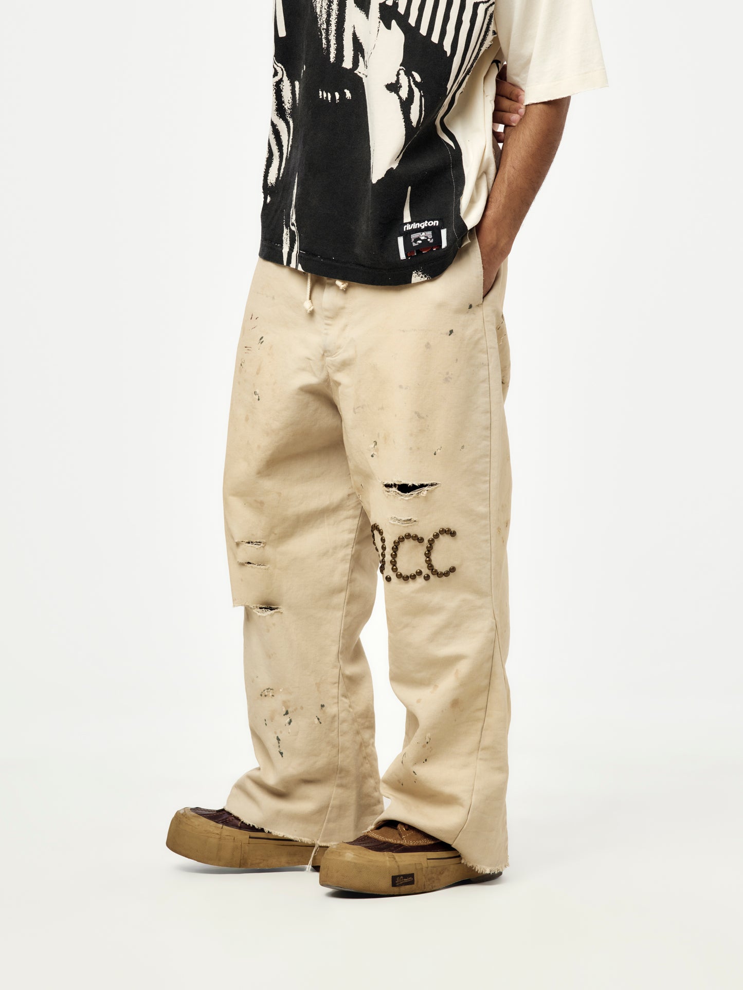 RAW HE ROSE 4 PANTS (Khaki)
