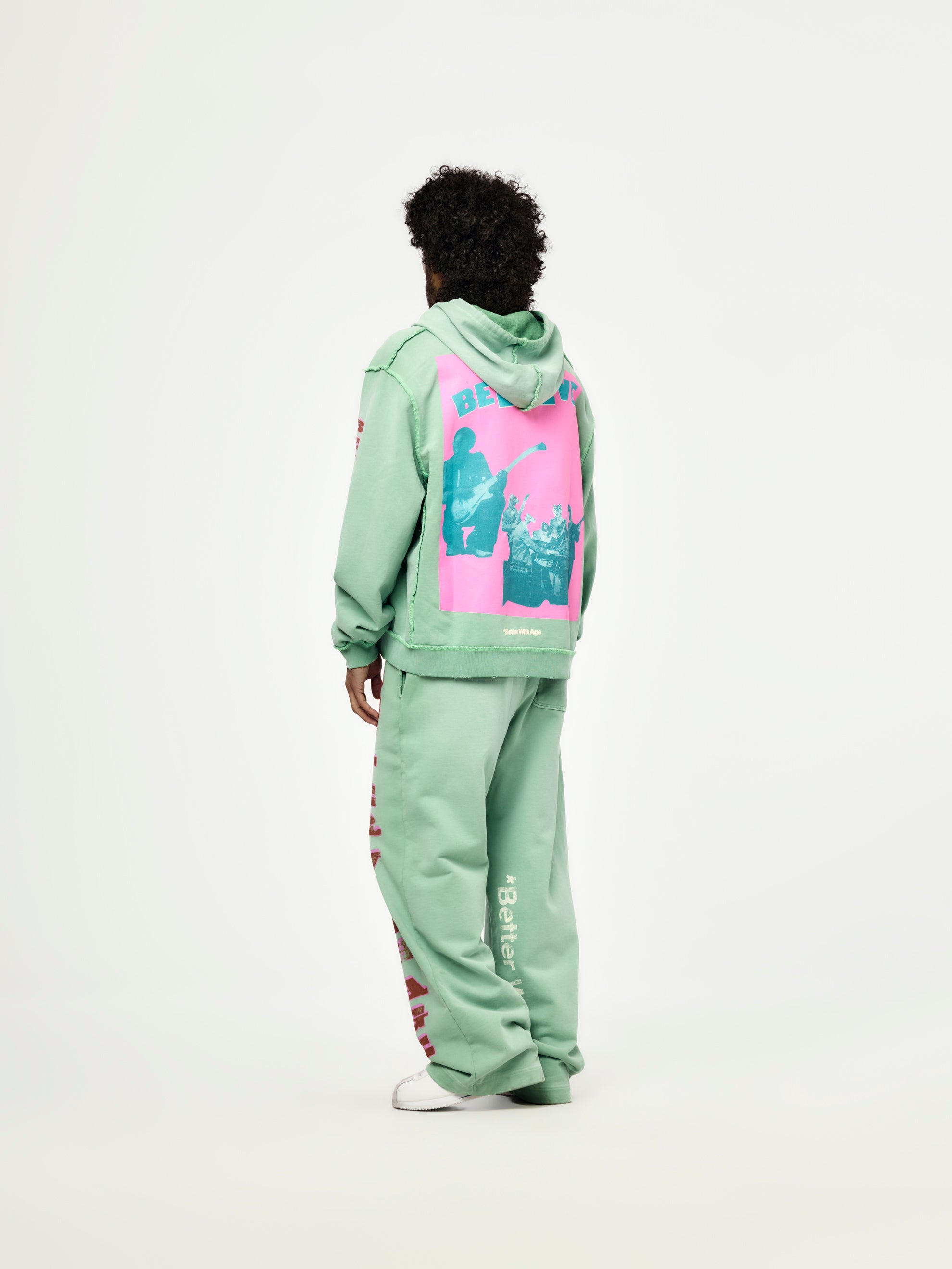MM6 エムエムシックス 19AW クリッターロゴスウェットトレーナー S32GC0519 ミントグリーン系 S MM6 エムエムシックス 19AW クリッターロゴスウェットトレーナー
