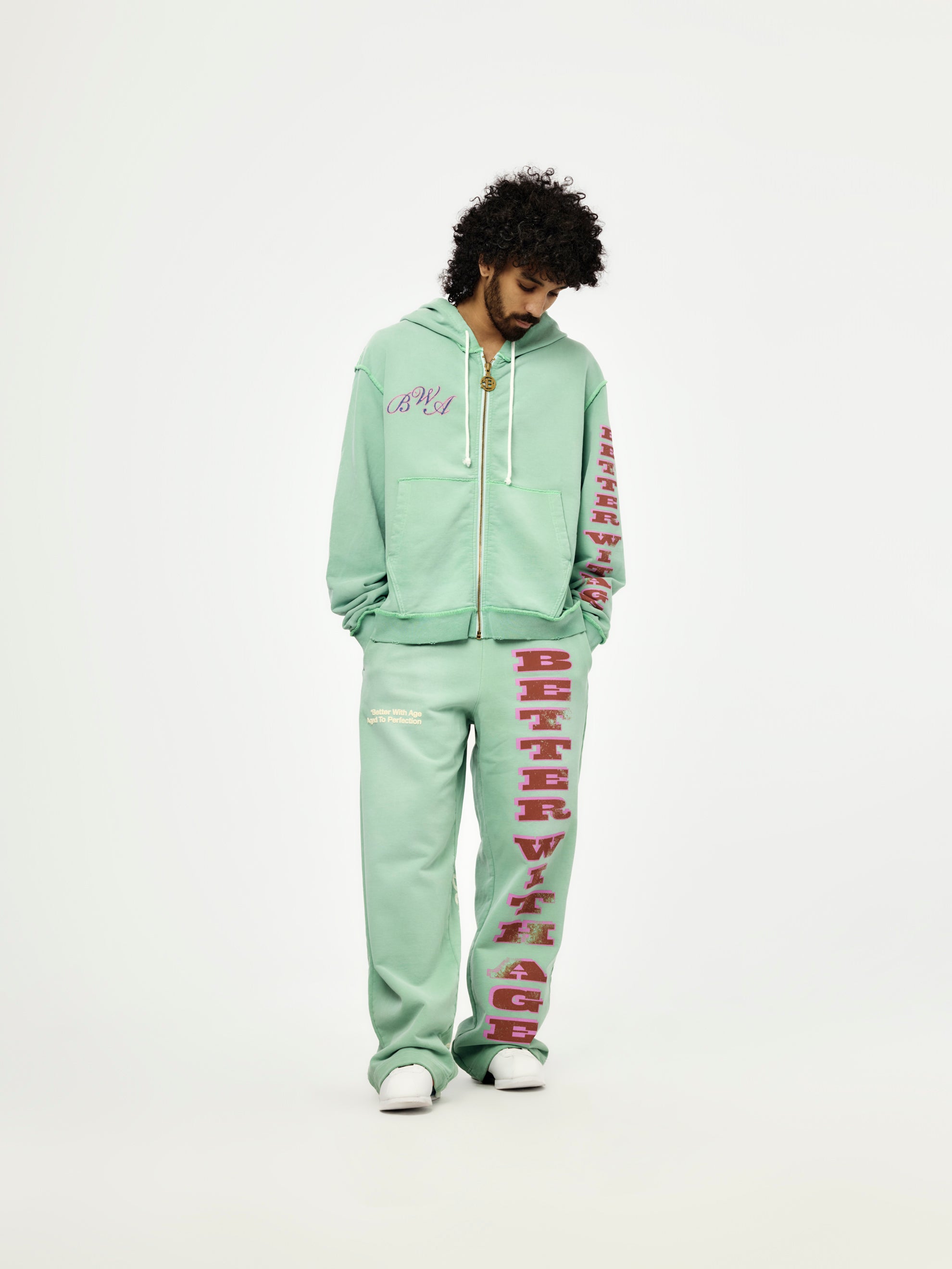 MM6 エムエムシックス 19AW クリッターロゴスウェットトレーナー S32GC0519 ミントグリーン系 S MM6 エムエムシックス 19AW クリッターロゴスウェットトレーナー