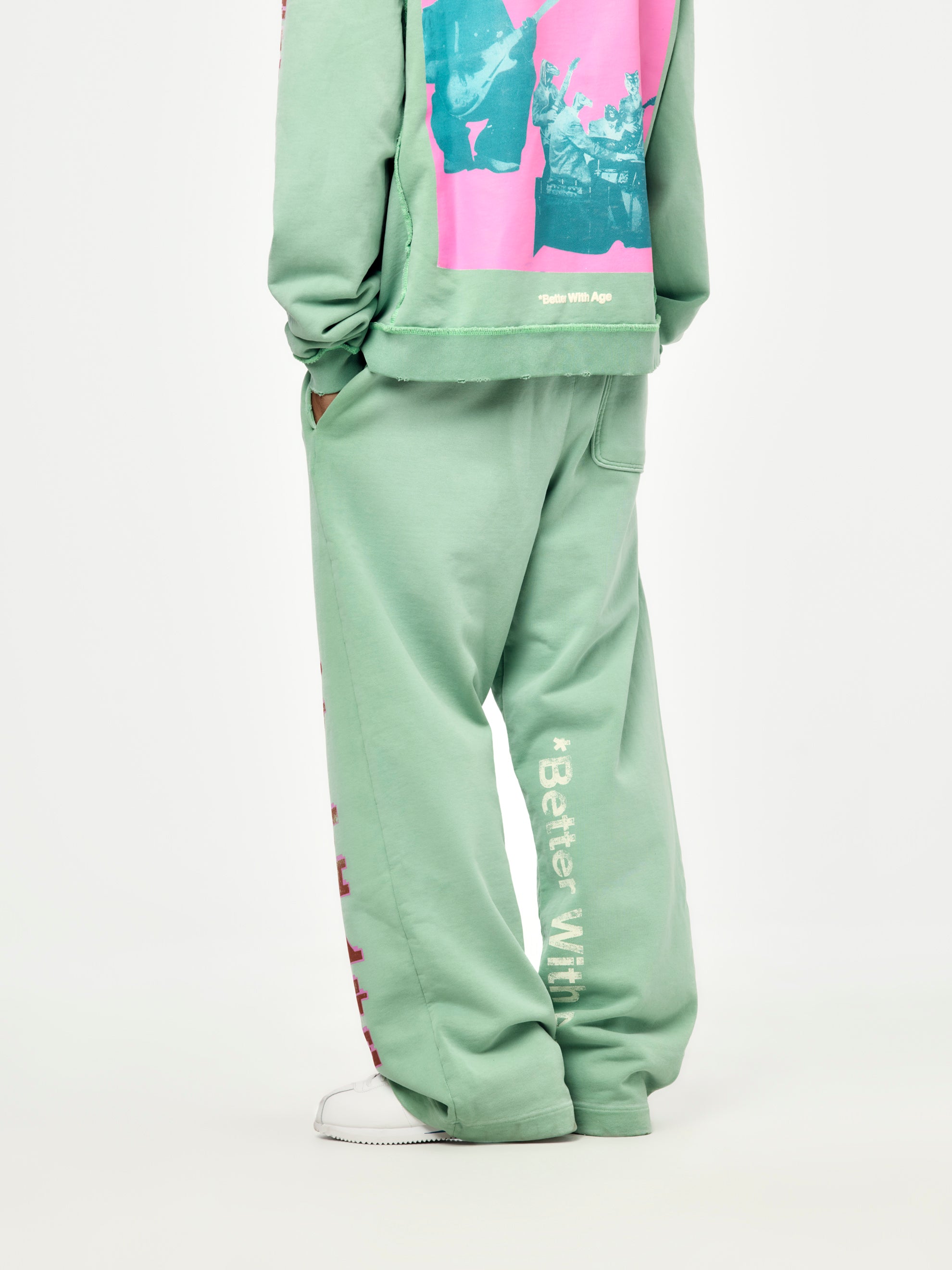Better With Age Moniker Sweatpant (Sage) - UNION LOS ANGELES
