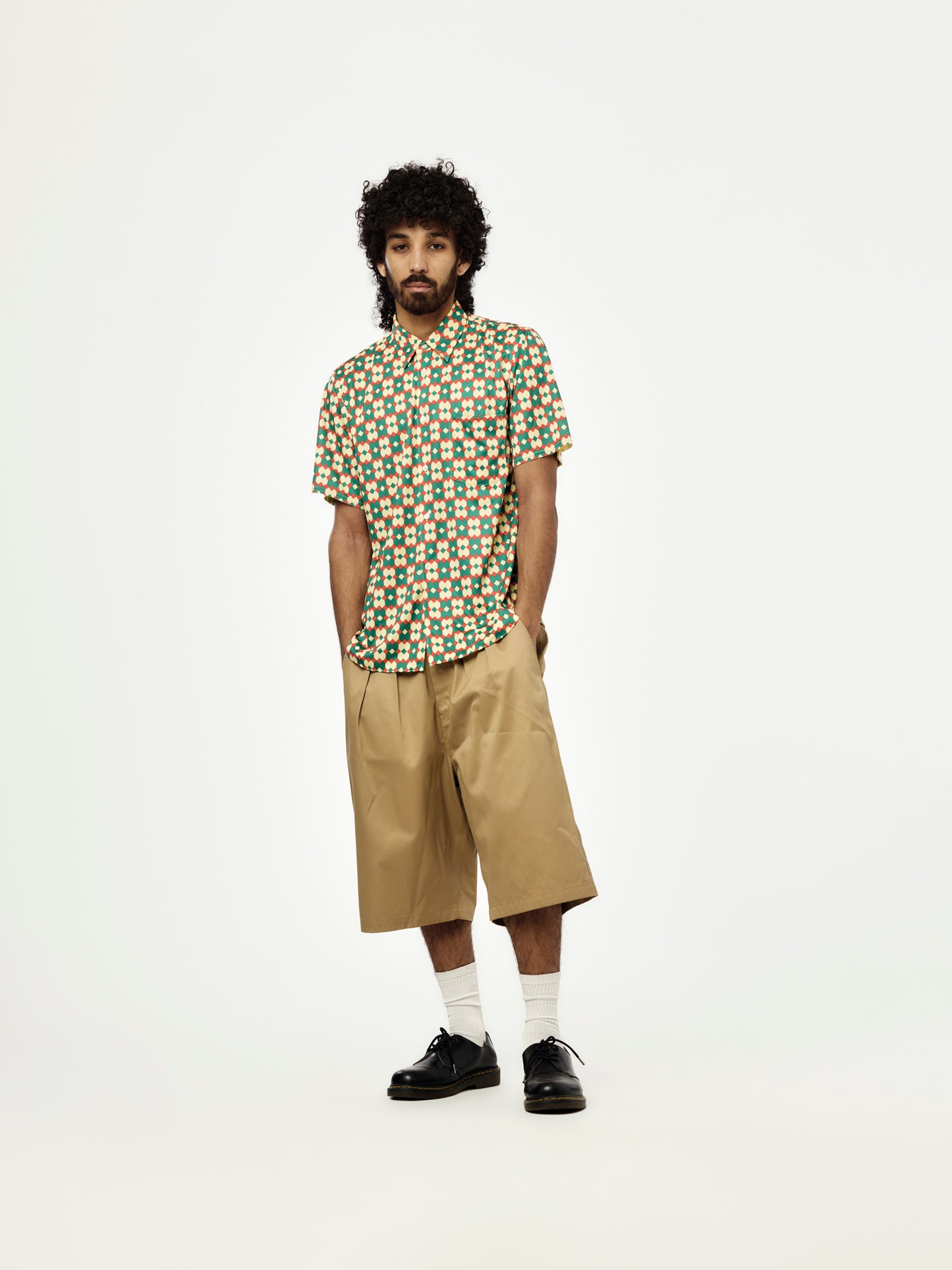 MENS SHIRT SS26 (YELLOW/GREEN/RED)