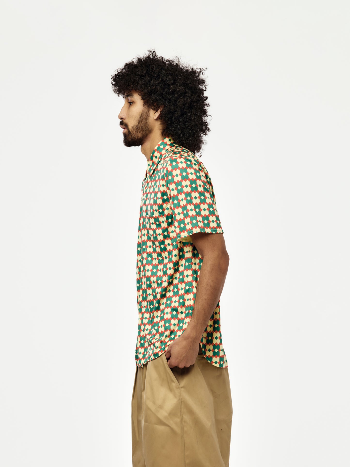 MENS SHIRT SS26 (YELLOW/GREEN/RED)