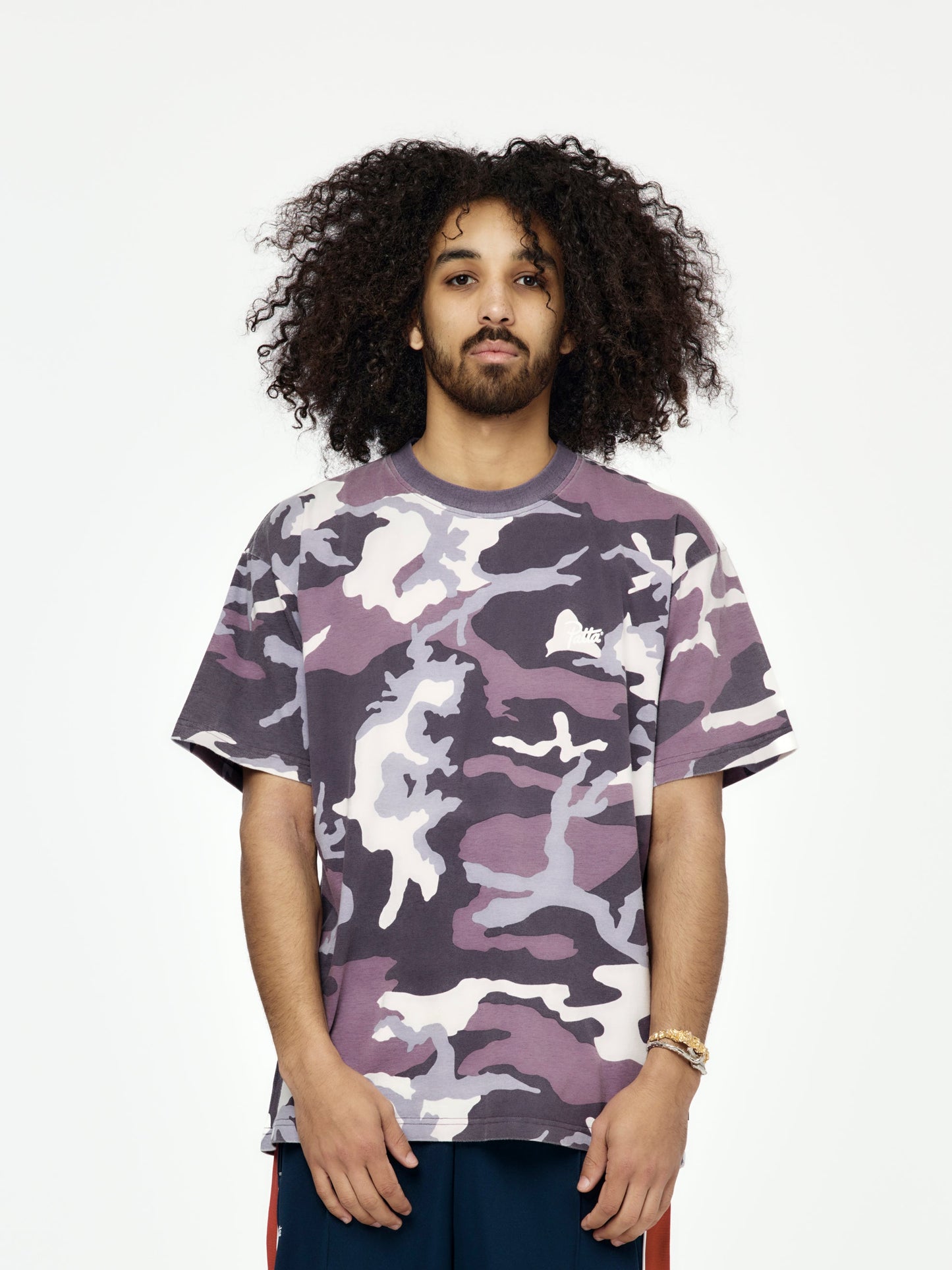 Basic Woodland Camo T-Shirt (Navy Cosmos)