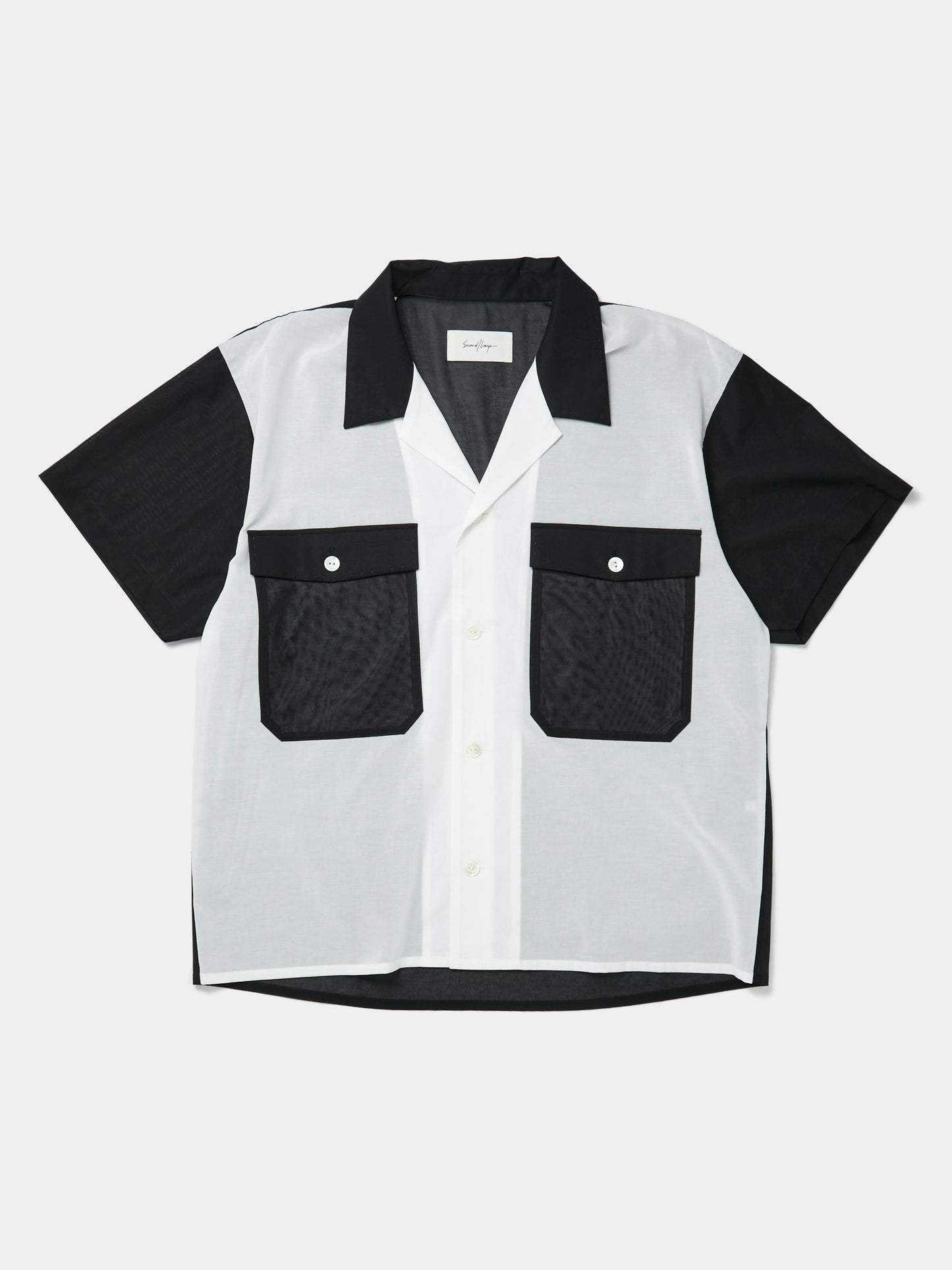 Cropped Open Collar S/S Shirt