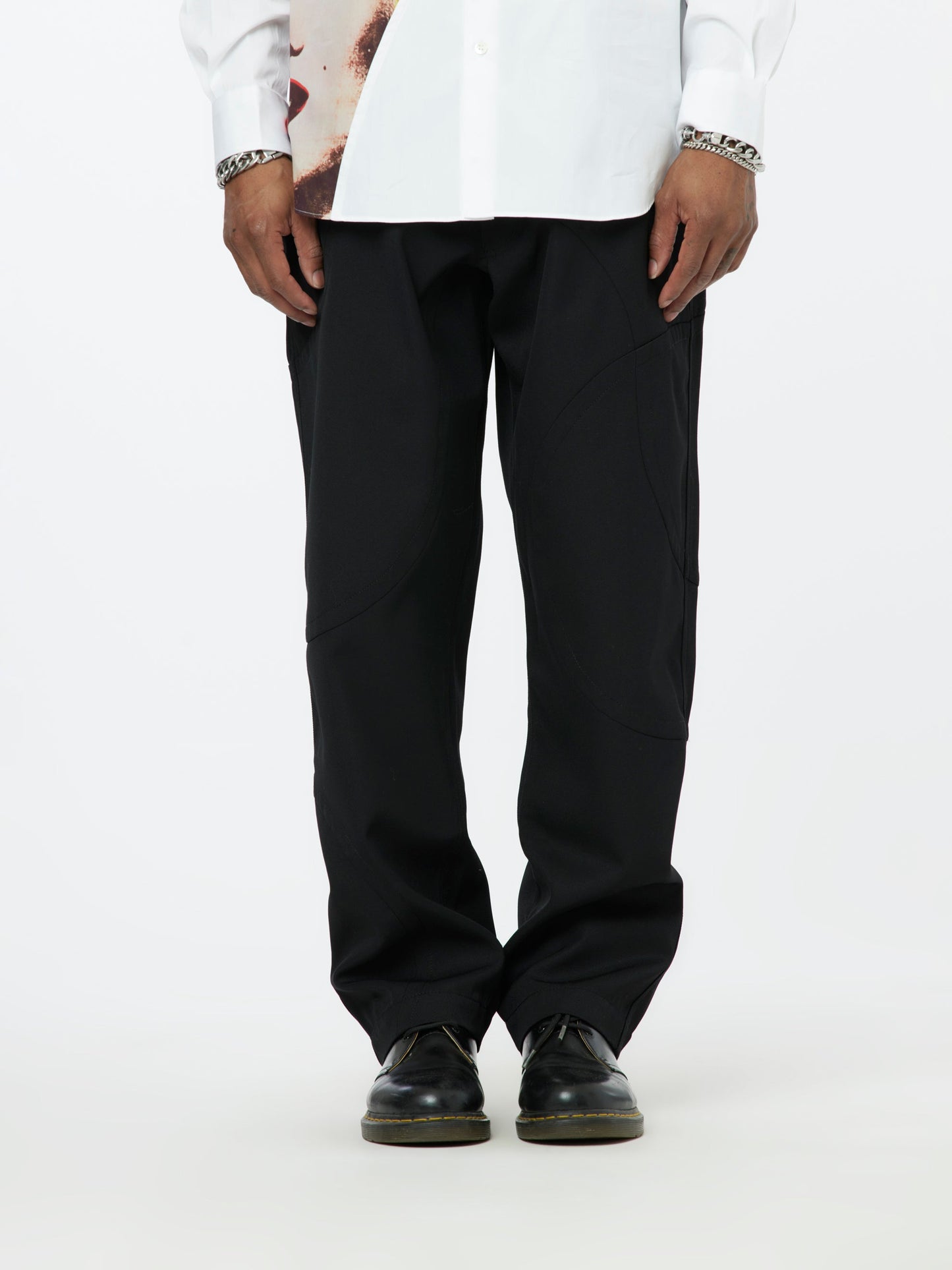 CDG Shirt Trousers (Black)
