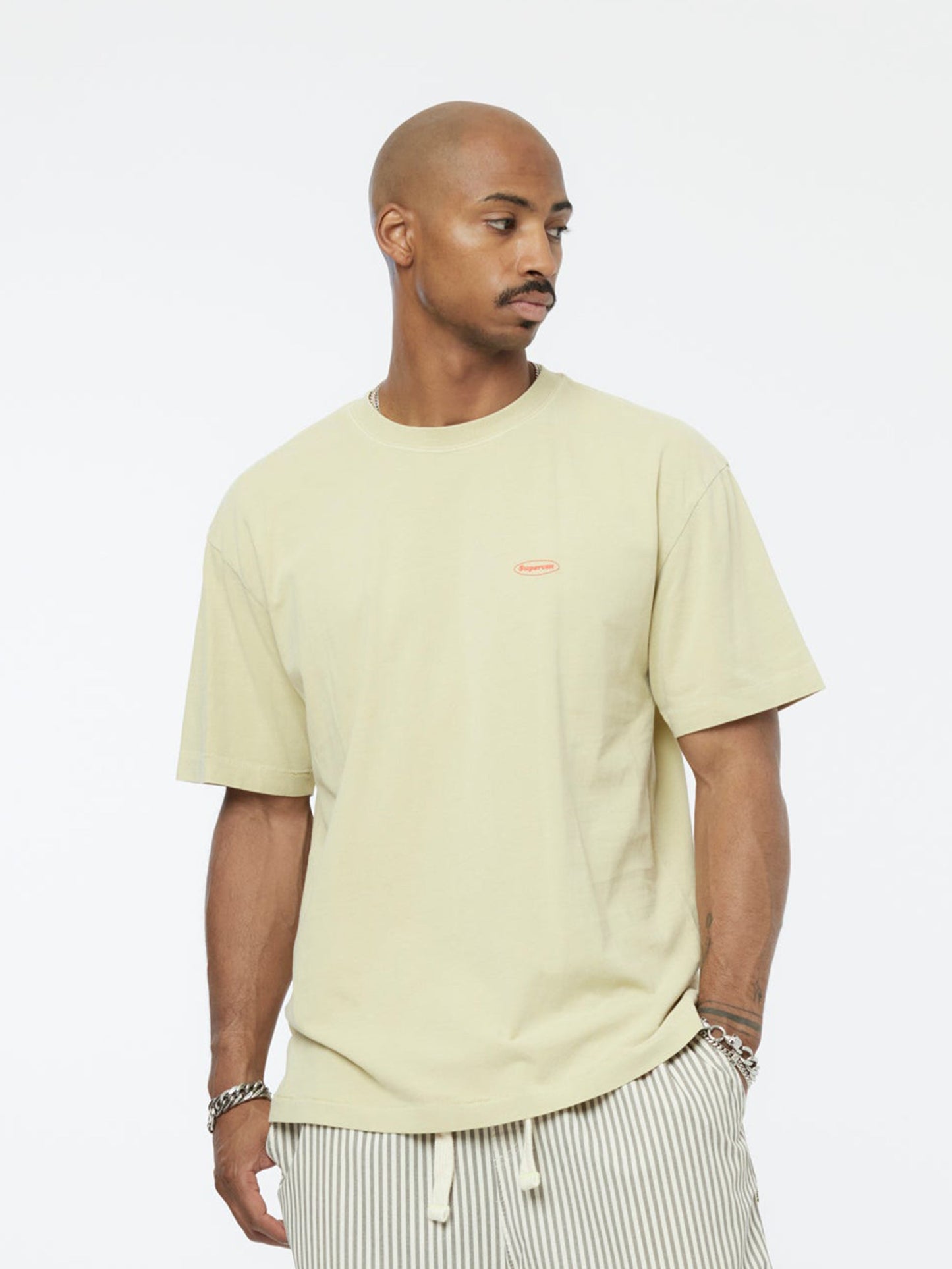 How You Gon Win Tee (Pale Olive)