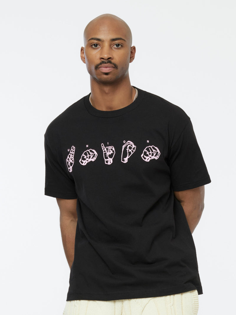 Language Tee (True Black)